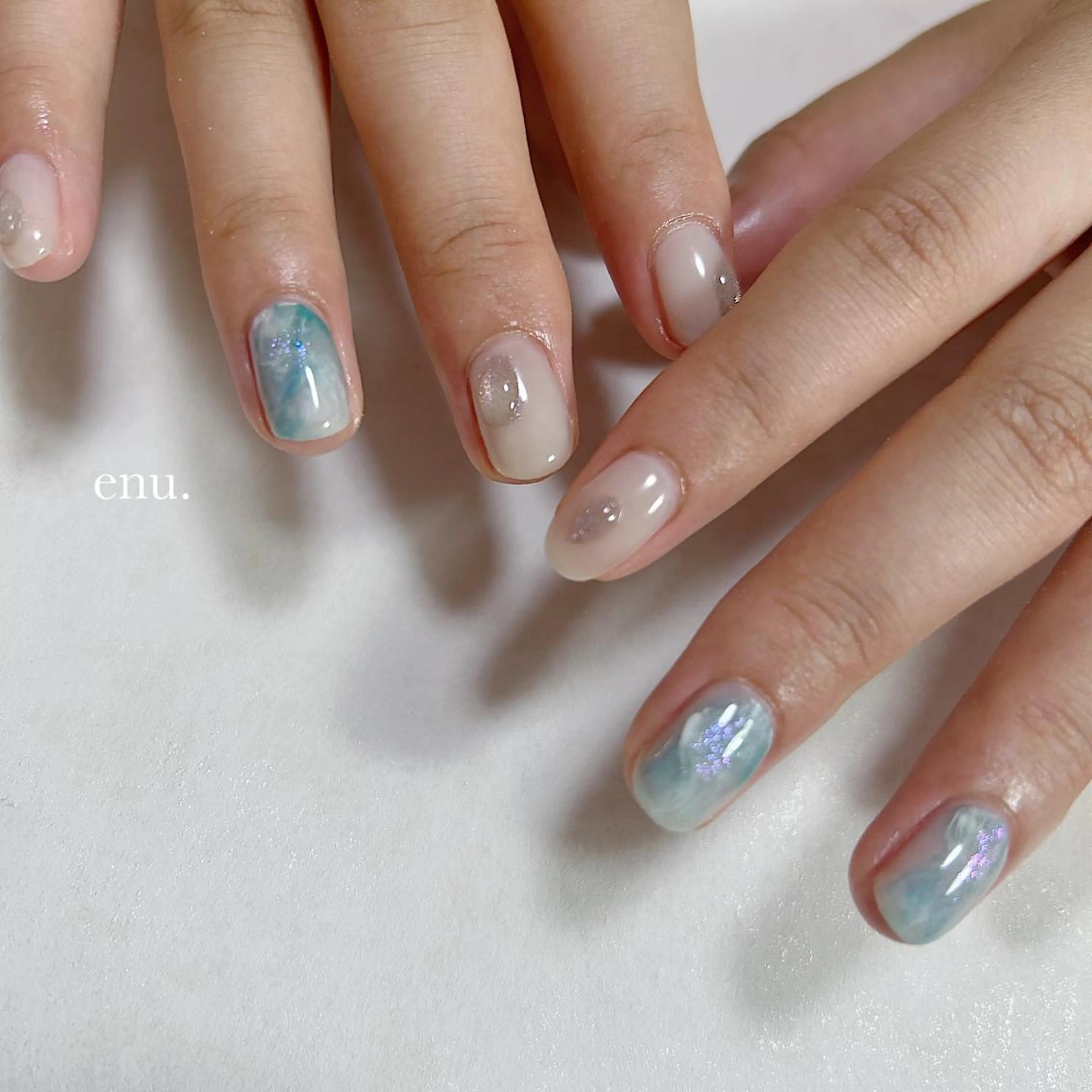 メンズ ネイル ハンドネイル enu. nanakoのネイルデザイン