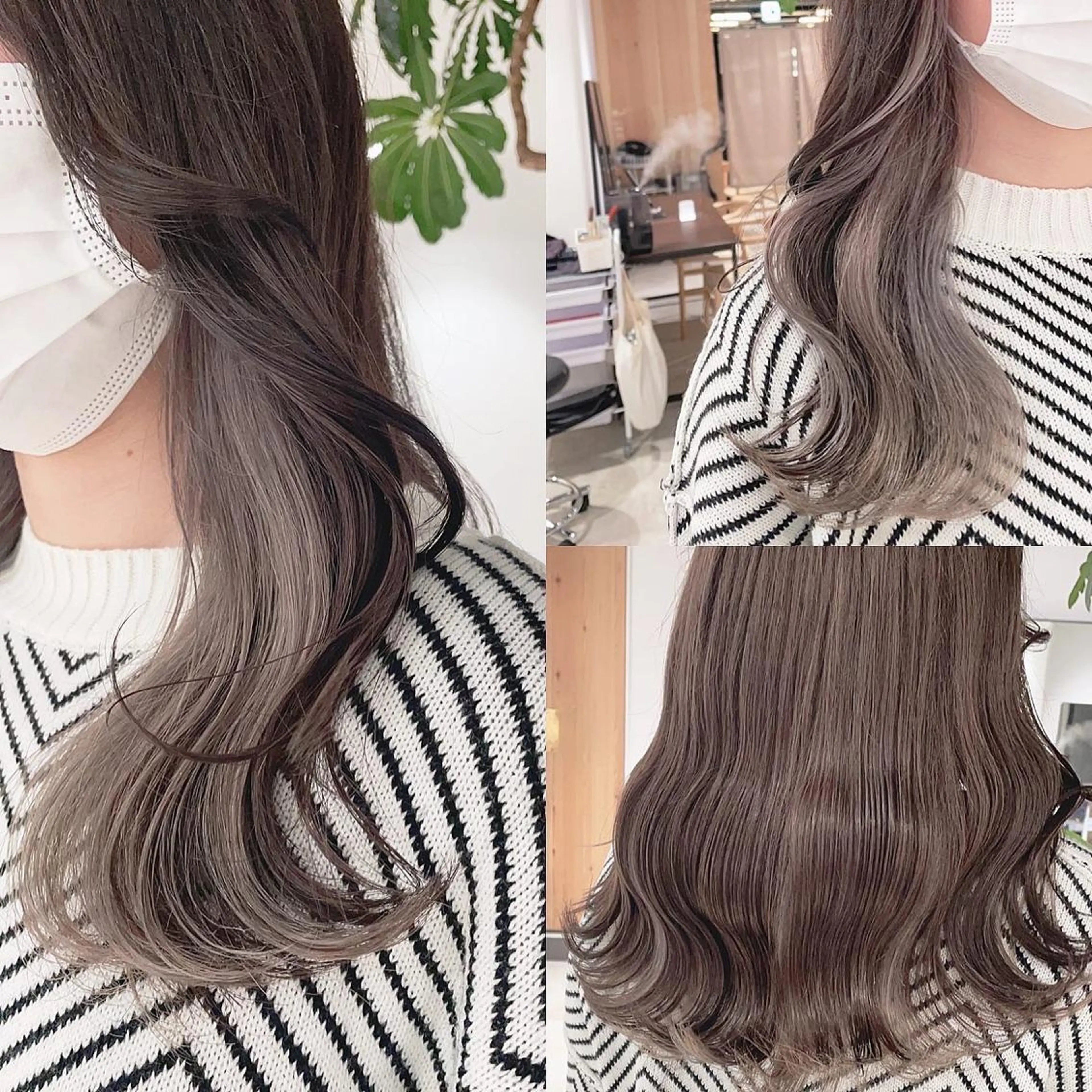 カラー ブリーチ インナーカラー ヘアカラー トリートメント 渋谷:インナーカラー ／🍒エリカ🍒のヘアスタイル