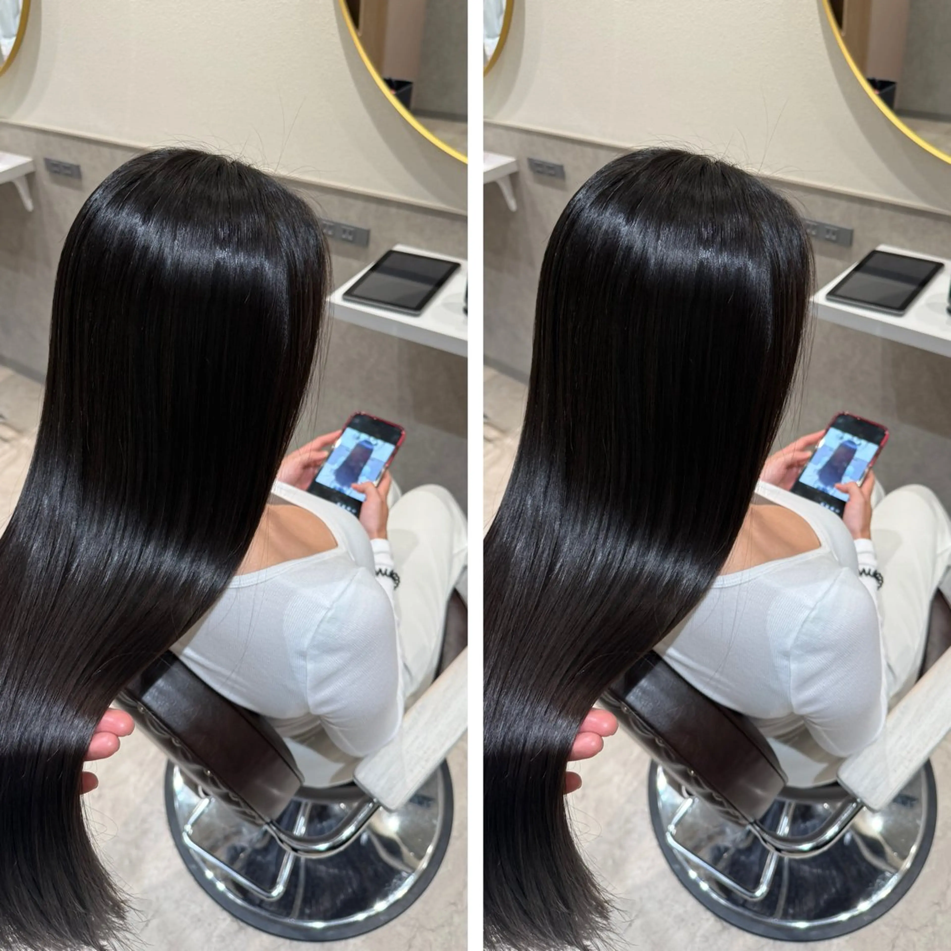 ロング カラー ヘアカラー トリートメント eN° by youres hair 銀座店所属・髪質改善カラー/銀座 /縮毛矯正/森田のヘアスタイル