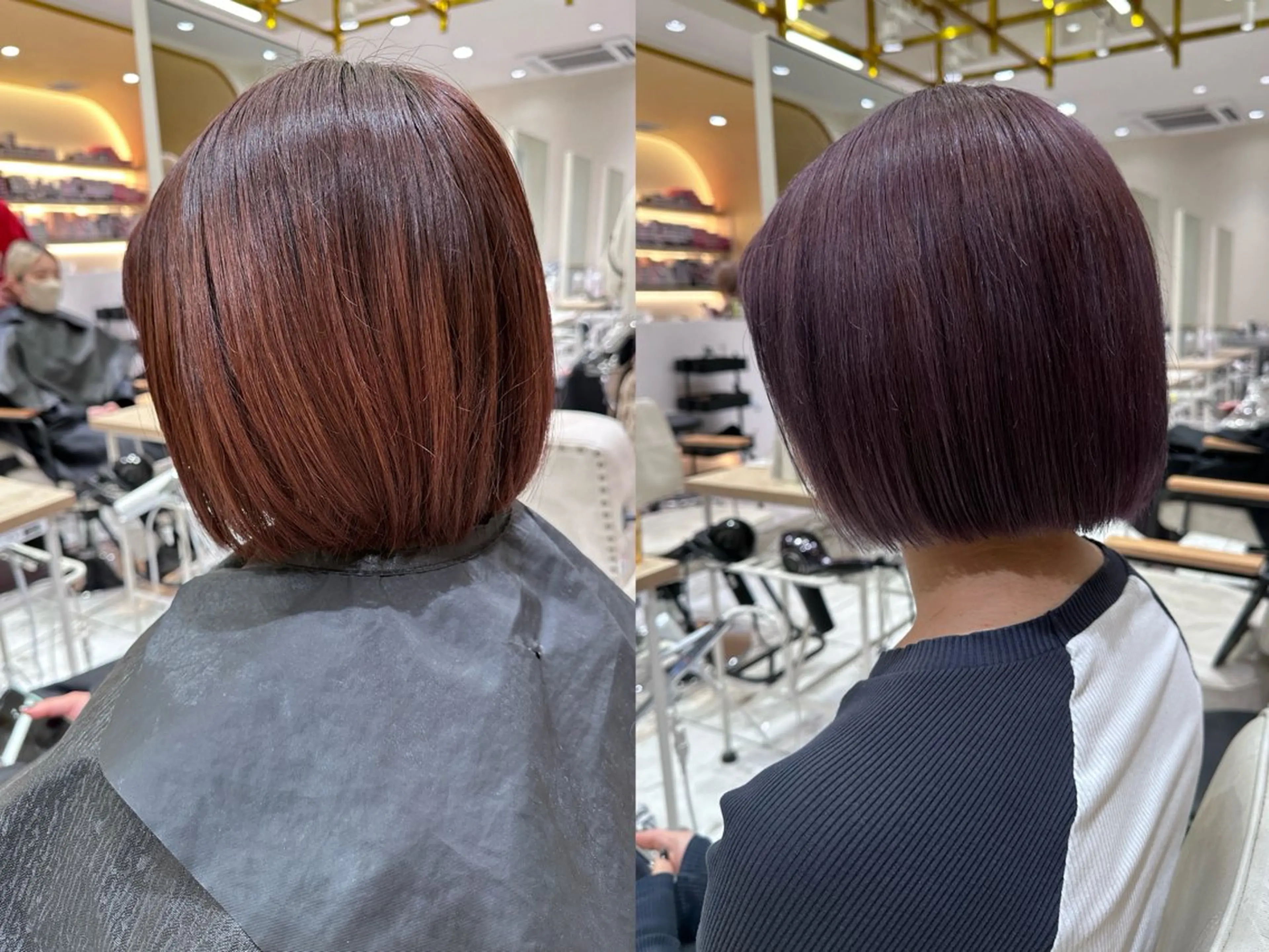 ショート カラー AMI ウルフパーマ/メンズのヘアスタイル