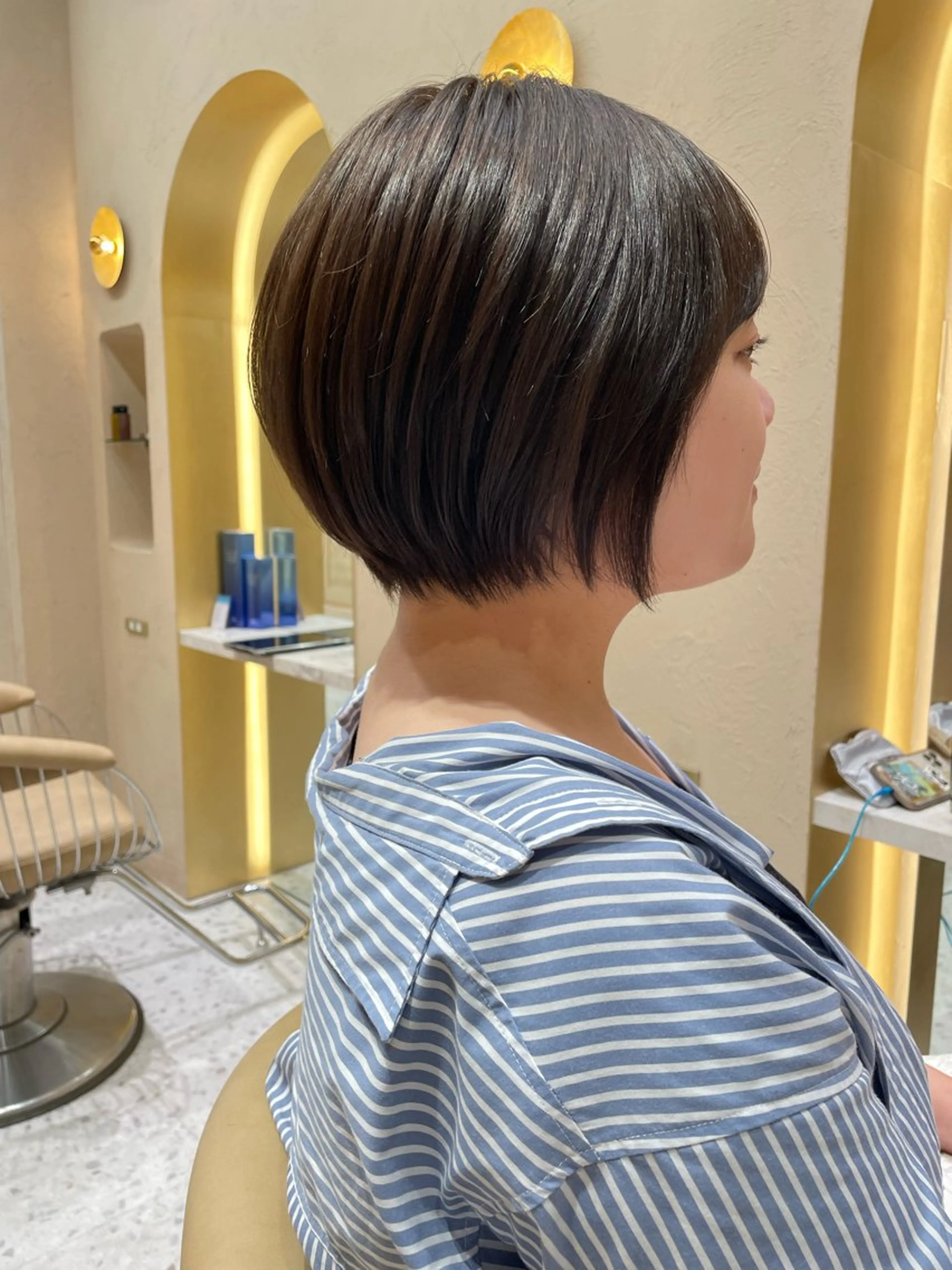 ショート カラー カット ヘアカラー トリートメント 韓国ヘア/髪質改善 /Harunaのヘアスタイル