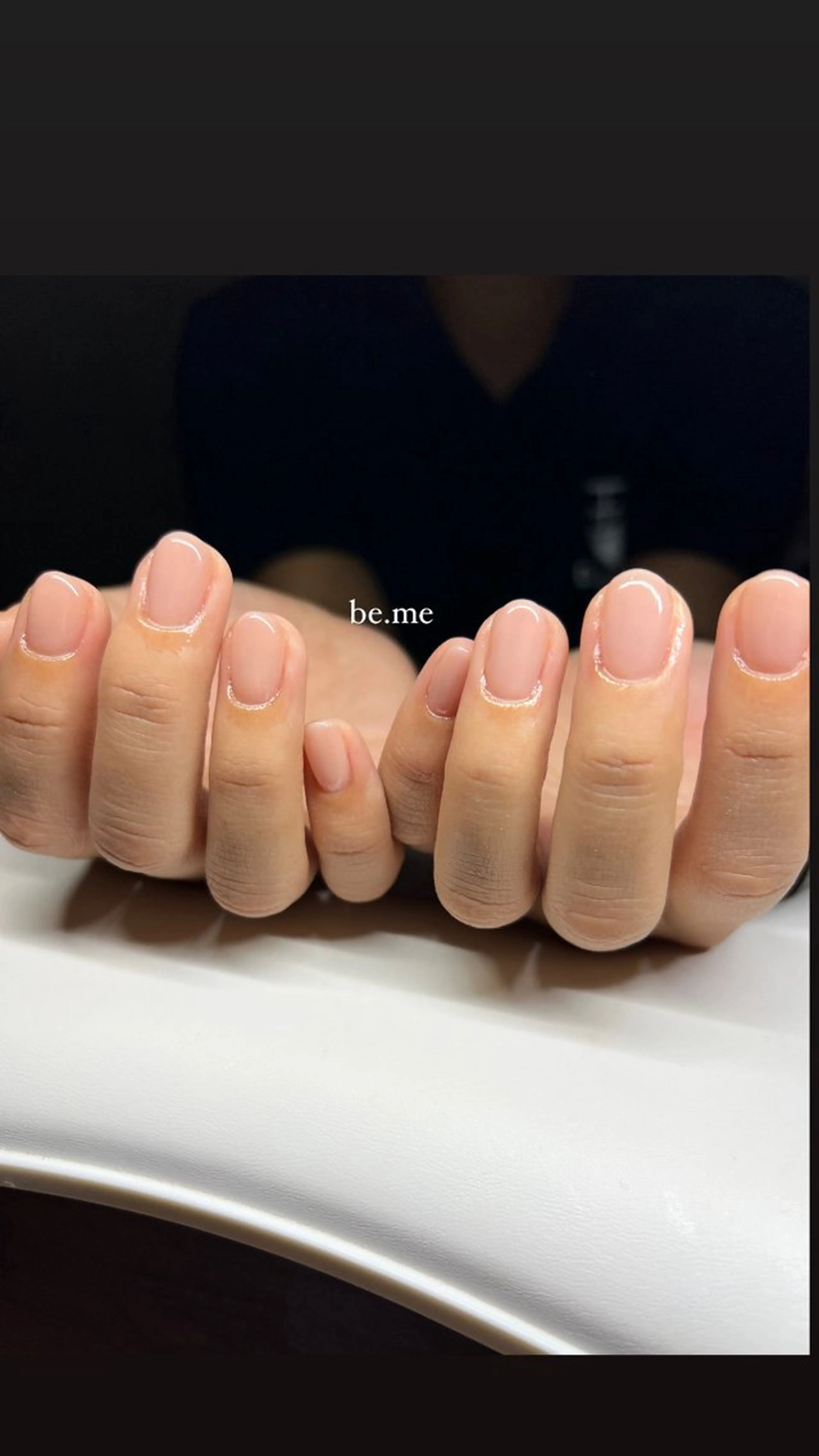 ネイル オフィスネイル シンプルネイル be.me yuunaのネイルデザイン