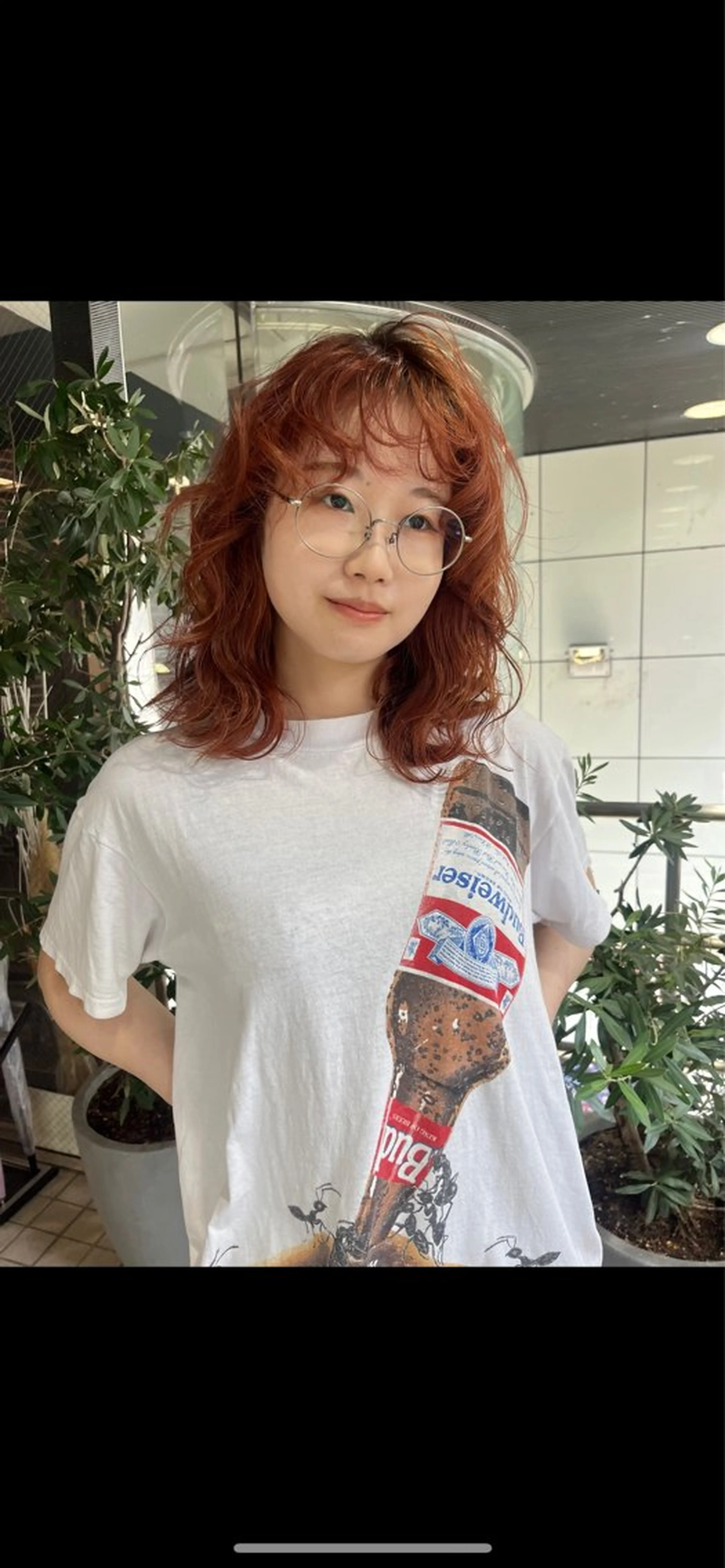 ミディアム カラー 💖デザインカラー/ タダ ハナカ💖のヘアスタイル