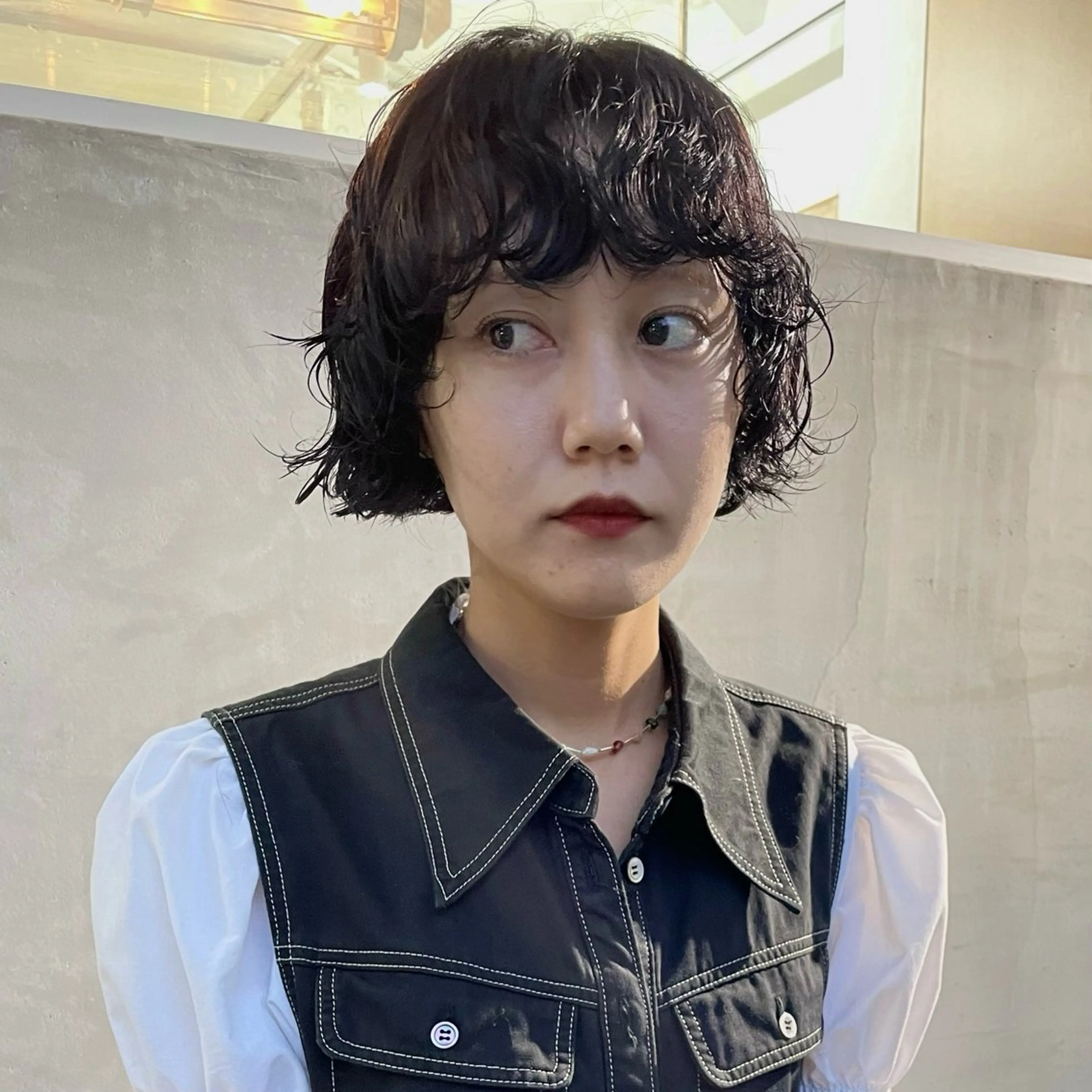 ショート カラー パーマ 縮毛矯正 カット ヘアカラー パーマ トリートメント 野村矩樂/パーマ /縮毛矯正のヘアスタイル