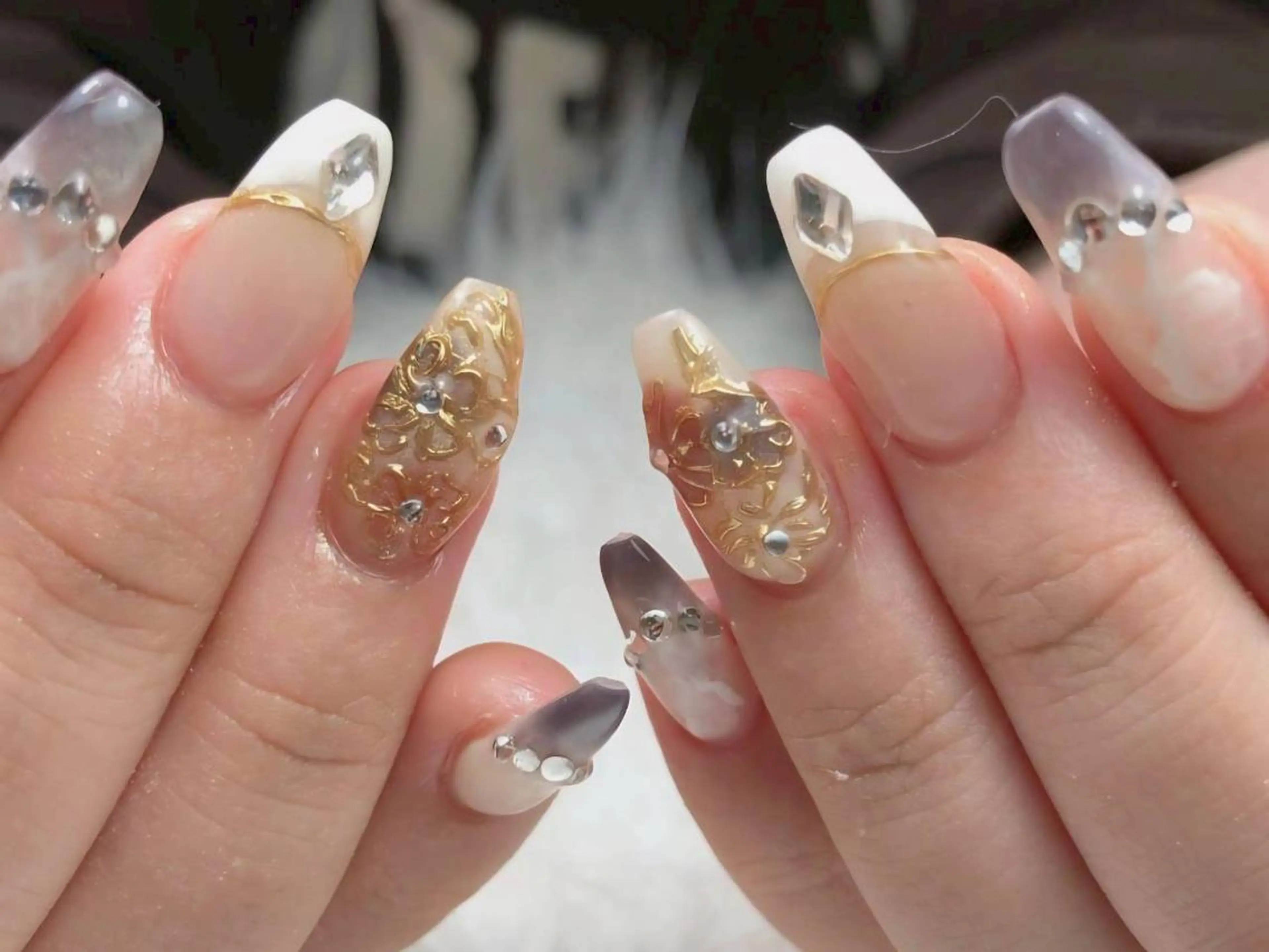 ネイル ジェルネイル パラジェル ハンドネイル MIHANAネイル／ MINH ミンのネイルデザイン