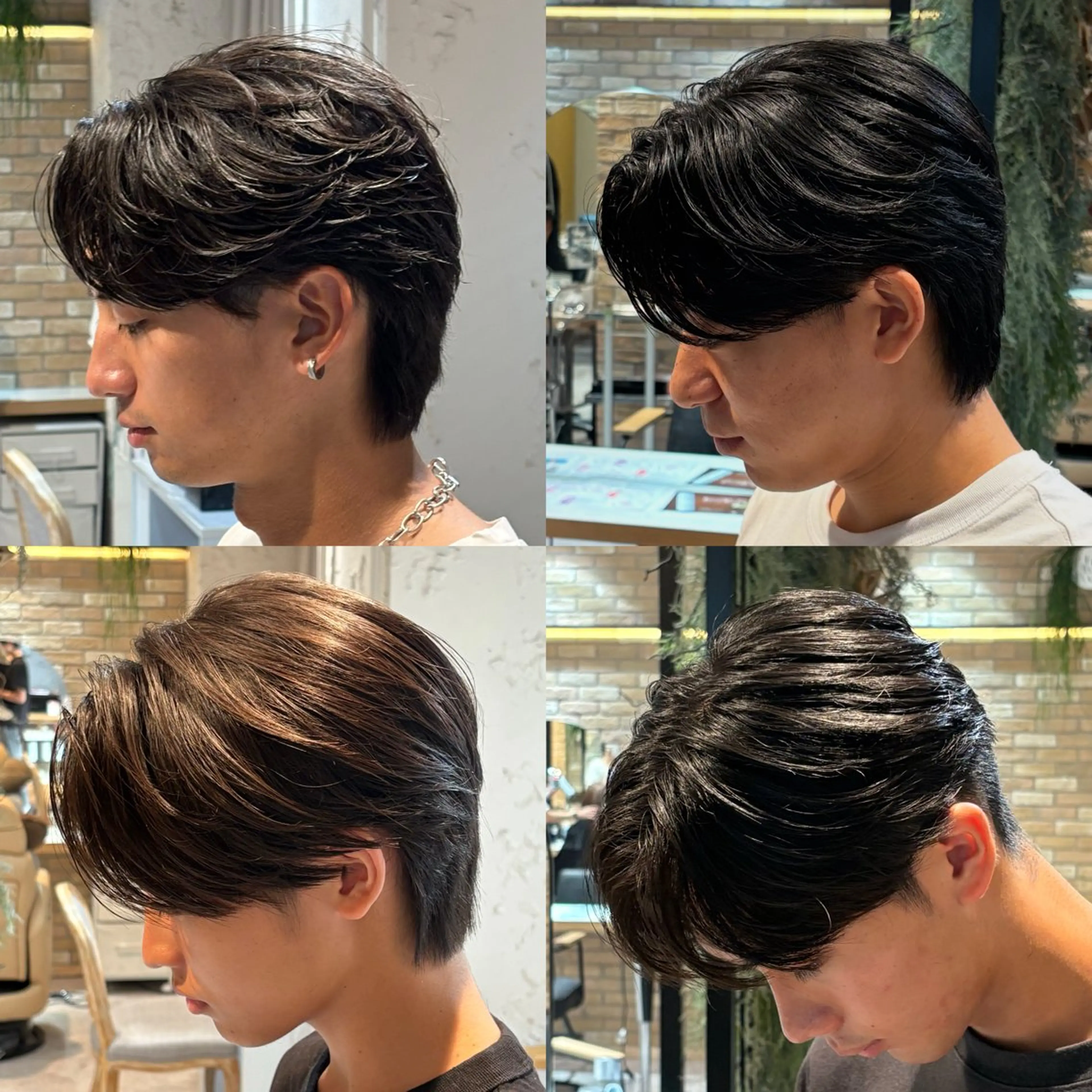 ショート パーマ メンズ メンズパーマ カット パーマ ハイトーン/レイヤー /メンズパーマのヘアスタイル