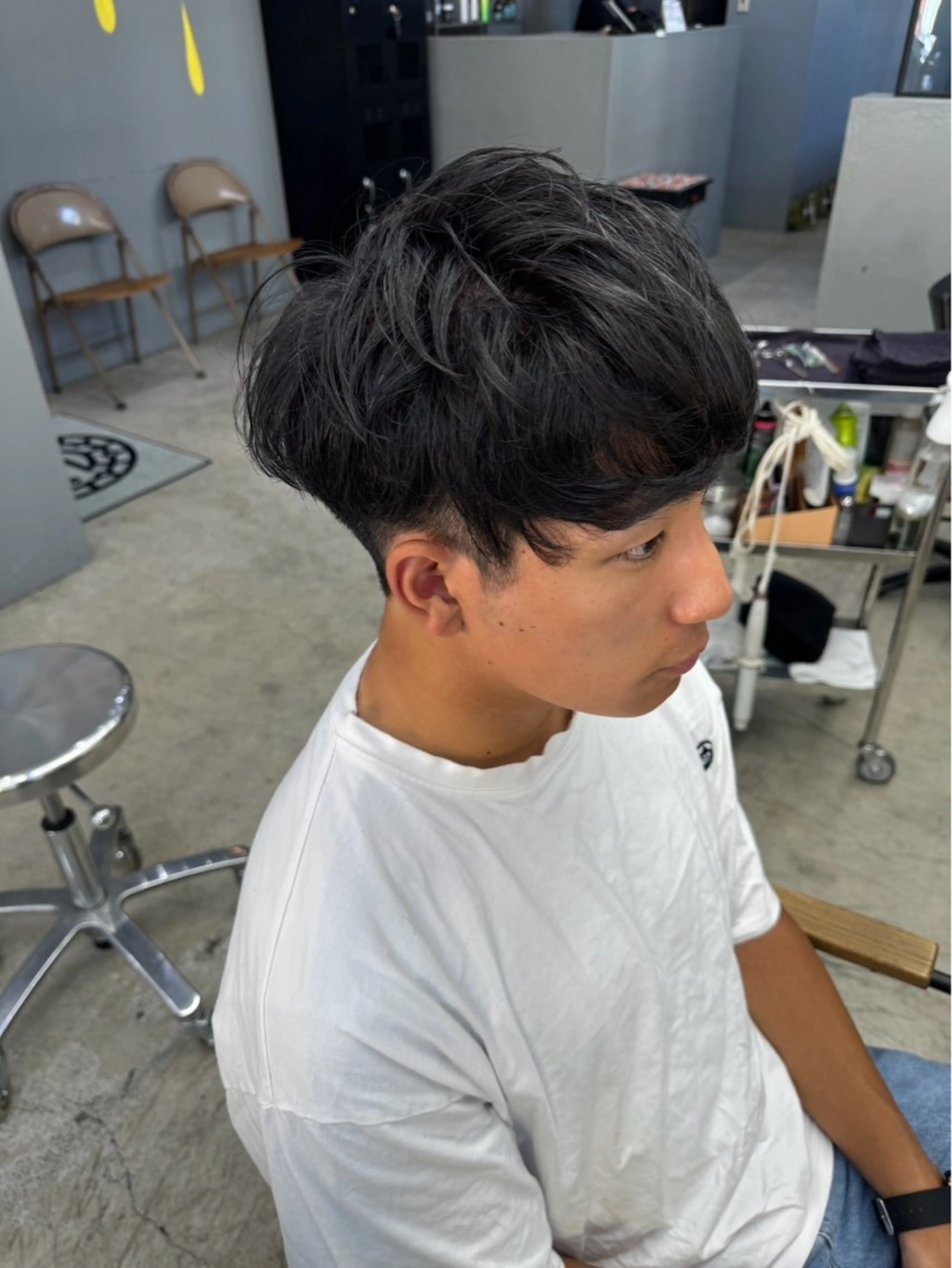 ショート パーマ メンズ メンズ専門サロン wokeのヘアスタイル