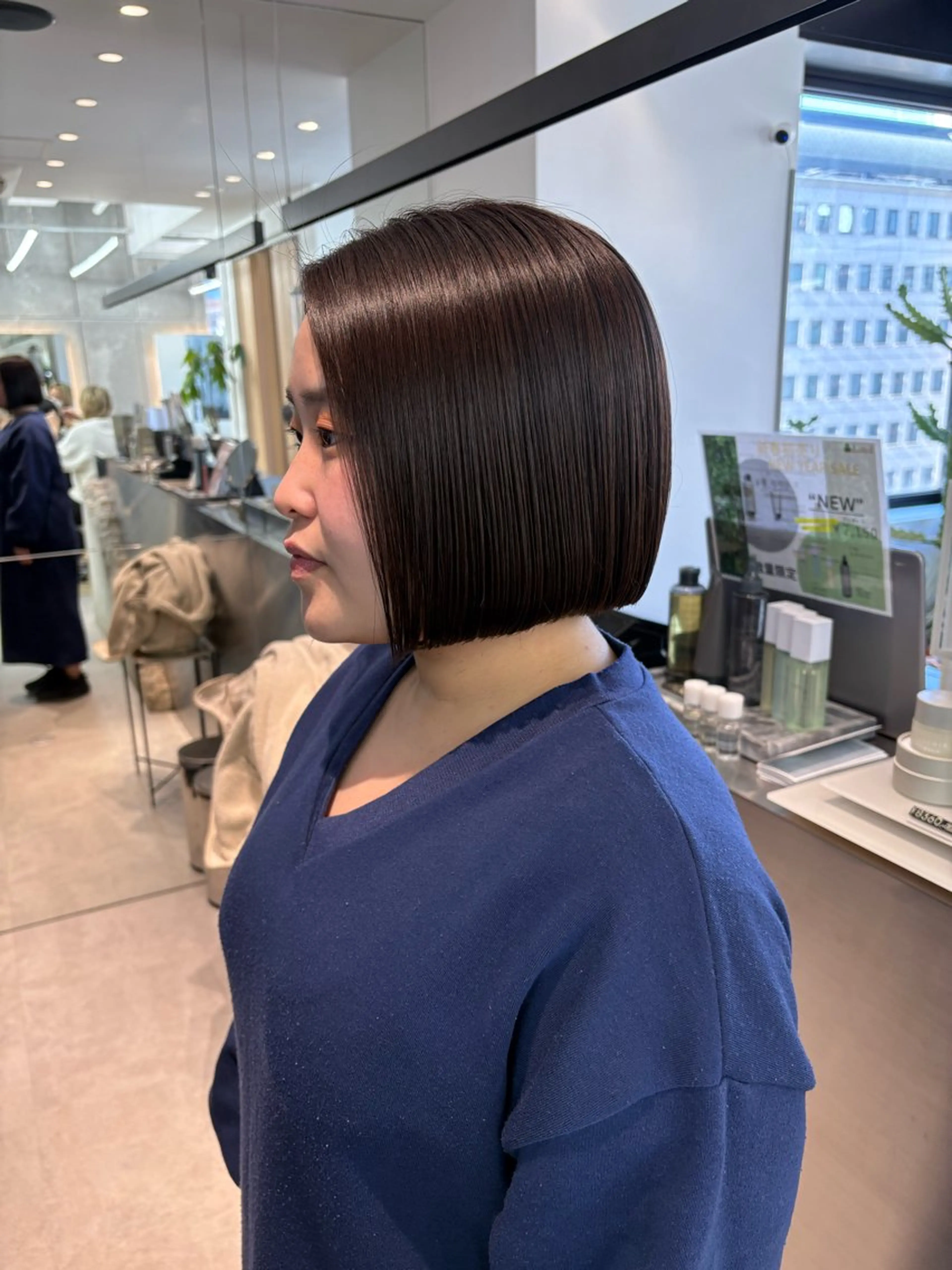 ショート カット ヘアカラー 縮毛矯正 トリートメント 縮毛矯正/韓国ヘア /ブリーチ/柴山のヘアスタイル