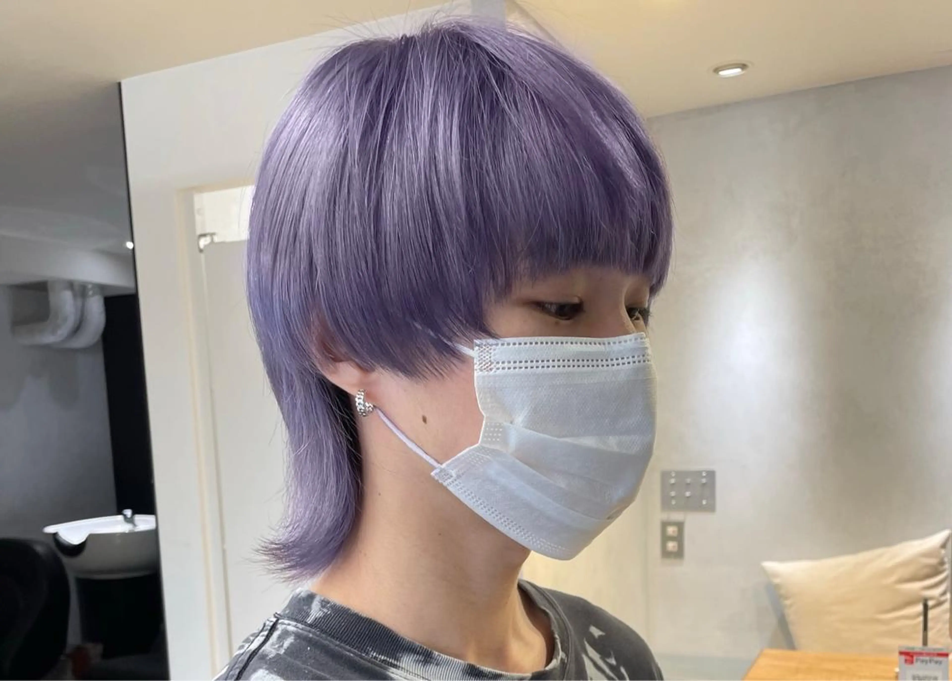 ショート カラー ヘアカラー 梅田韓国ヘア kiara🩷彡のヘアスタイル