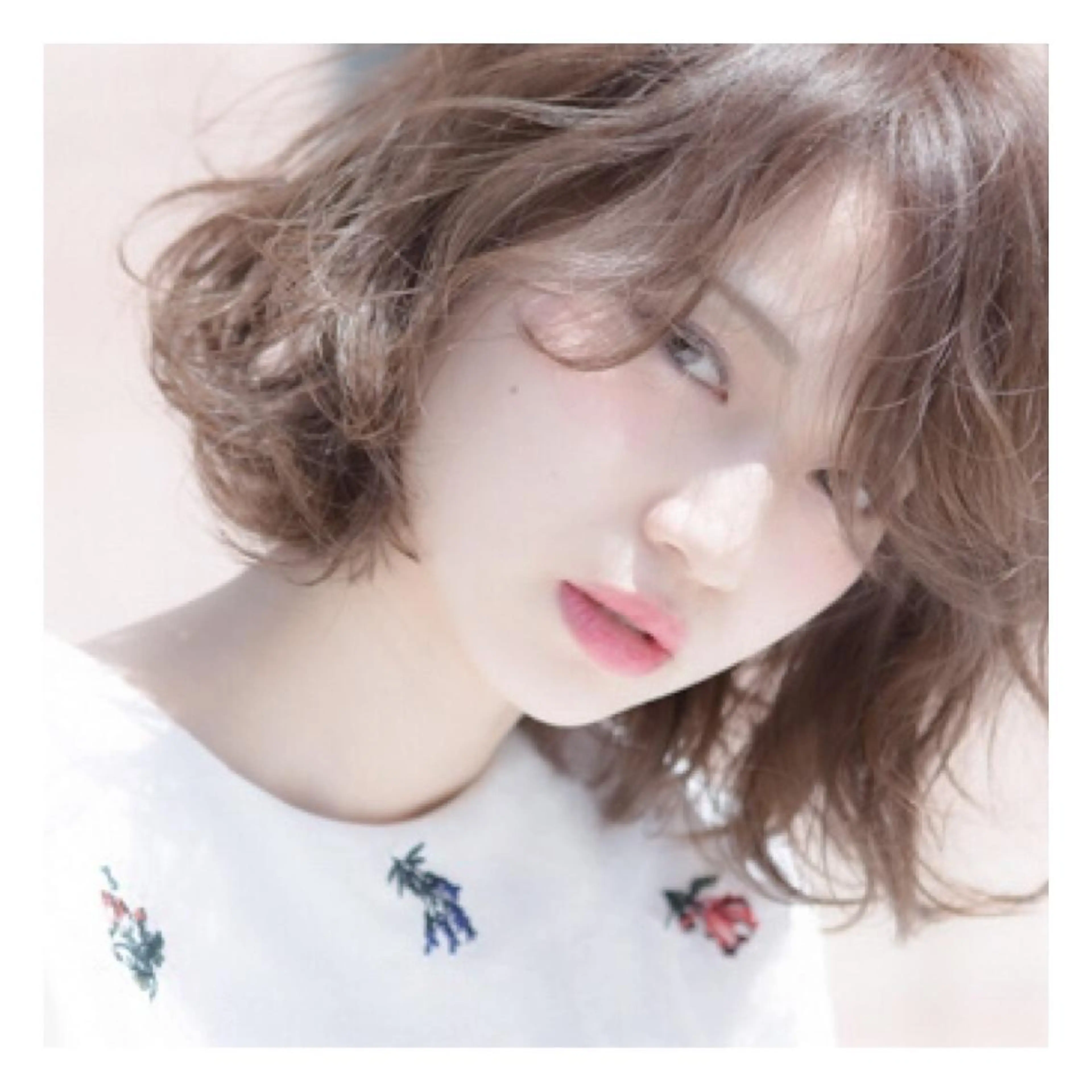 セミロング カラー ba-boo 広島のヘアスタイル