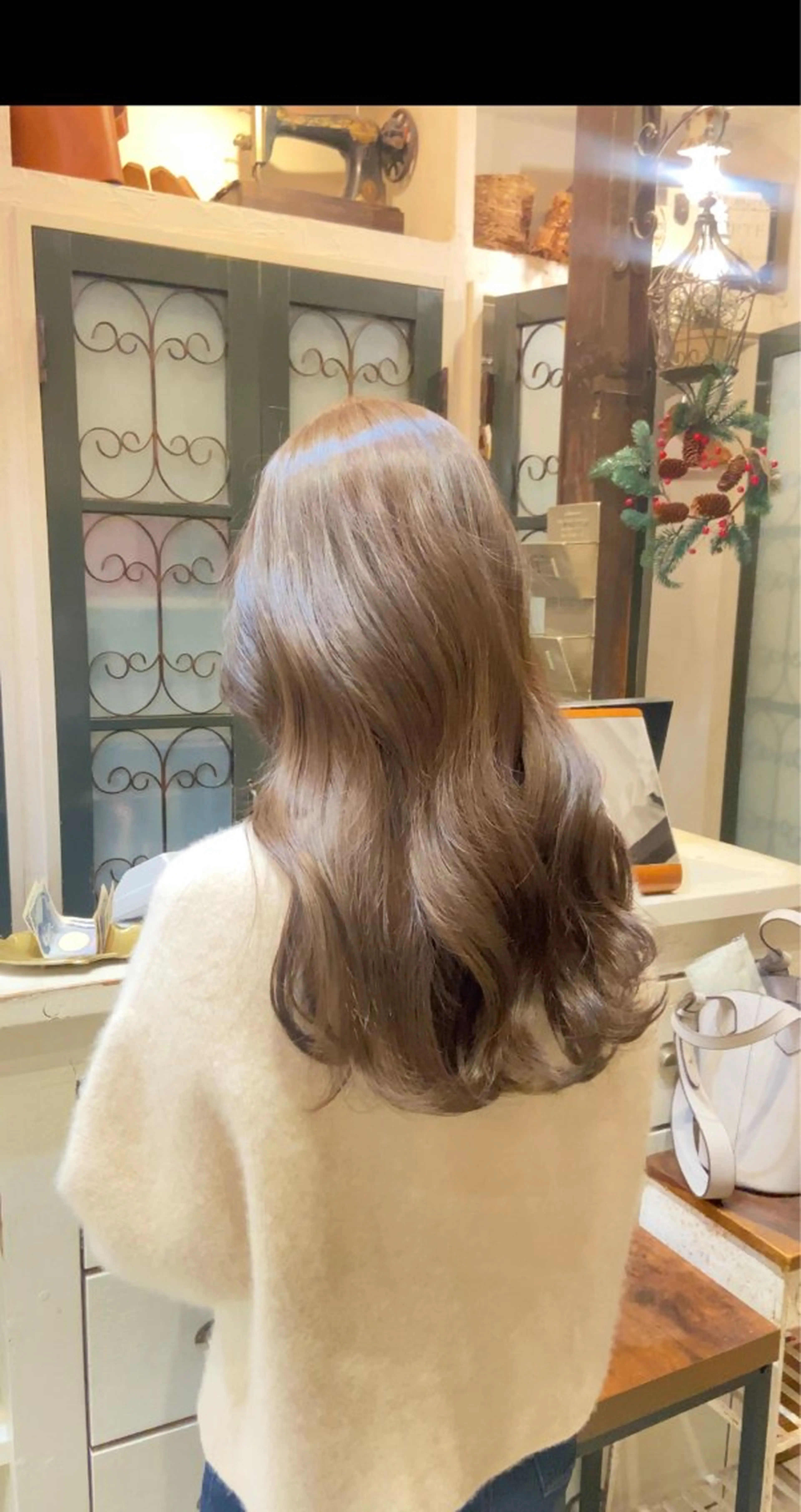 ロング カラー ベージュカラー ケアカラー ダメージレス美容師 🌱水島侑理のヘアスタイル