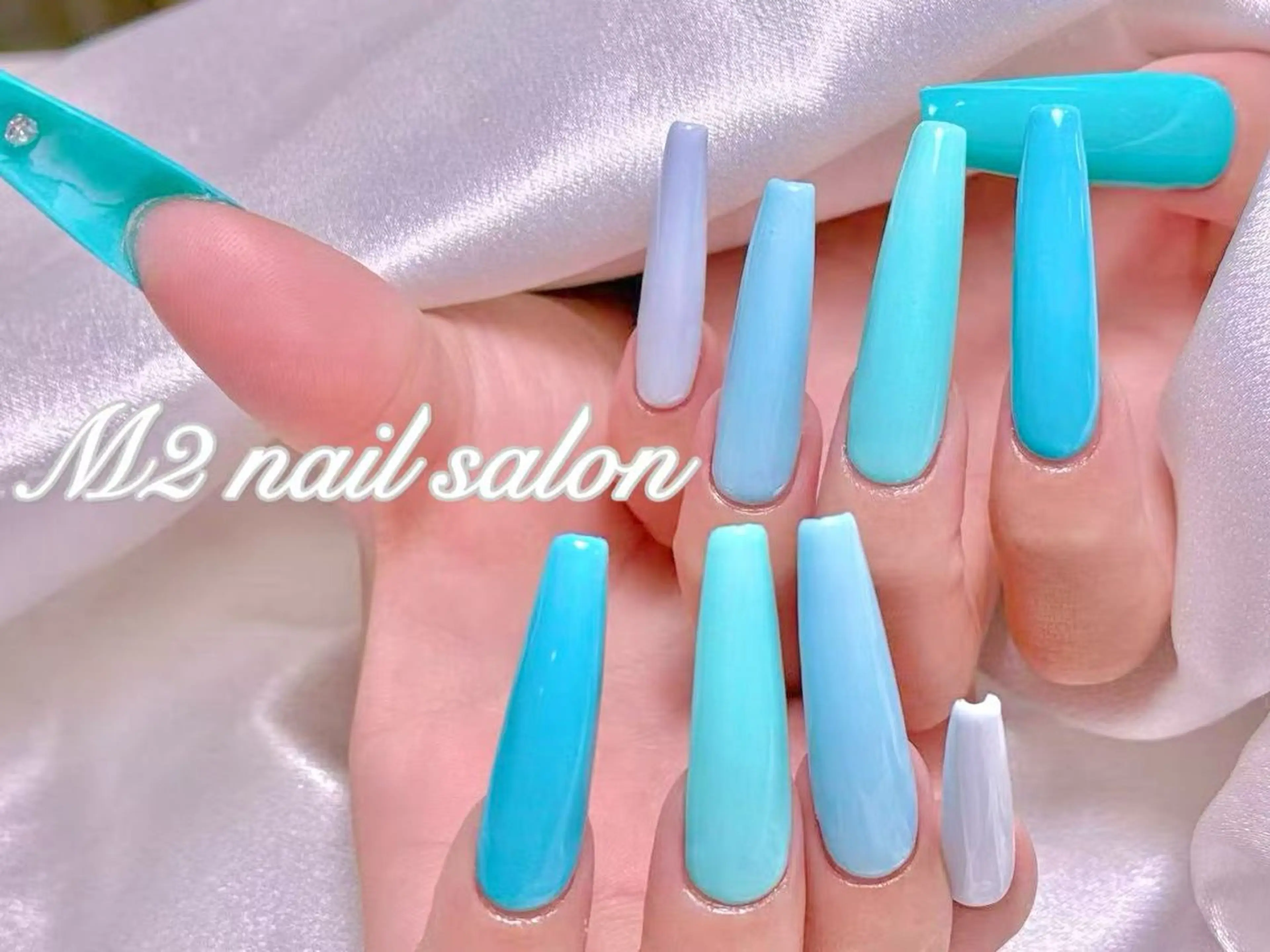 ネイル ハンドネイル 長さだし専門店 M2　rikaのネイルデザイン
