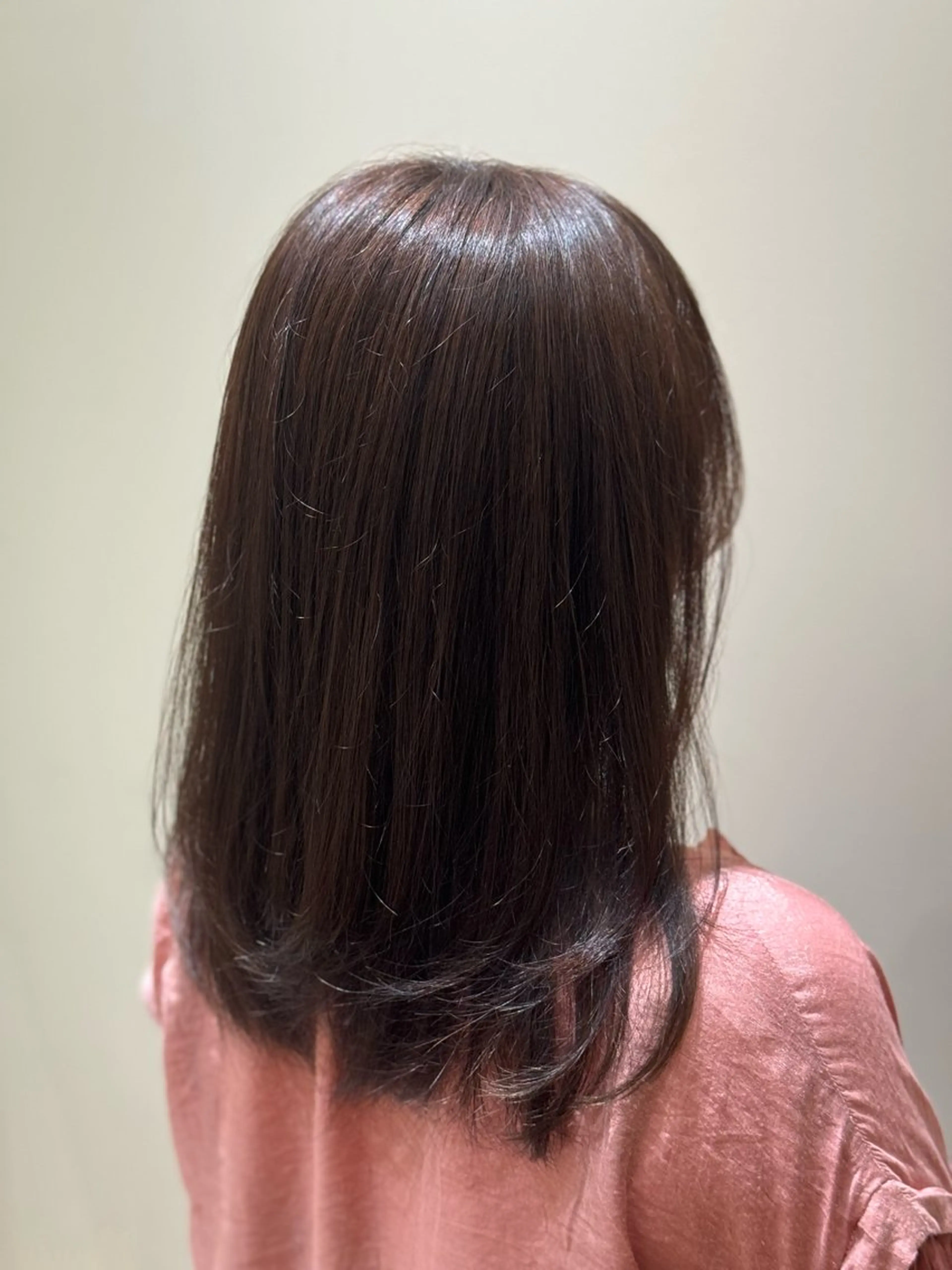 ミディアム レイヤーカット カット 黒島優香🦋 /縮毛矯正/髪質改善のヘアスタイル