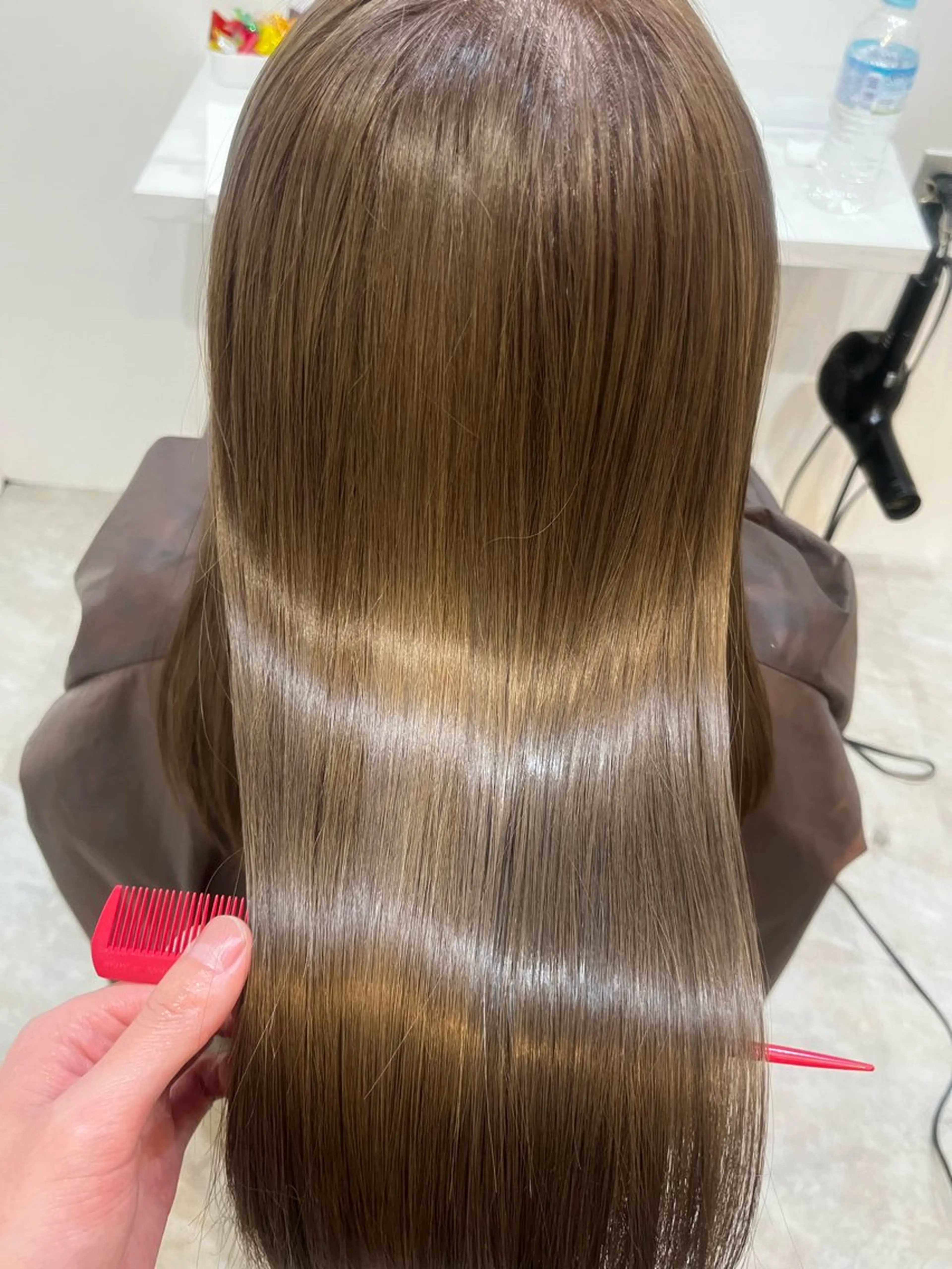 🍀何度でもご利用可能✨SNSで話題のpremium髪質改善＋カット＋ヒアルロン酸inケアカラーの写真