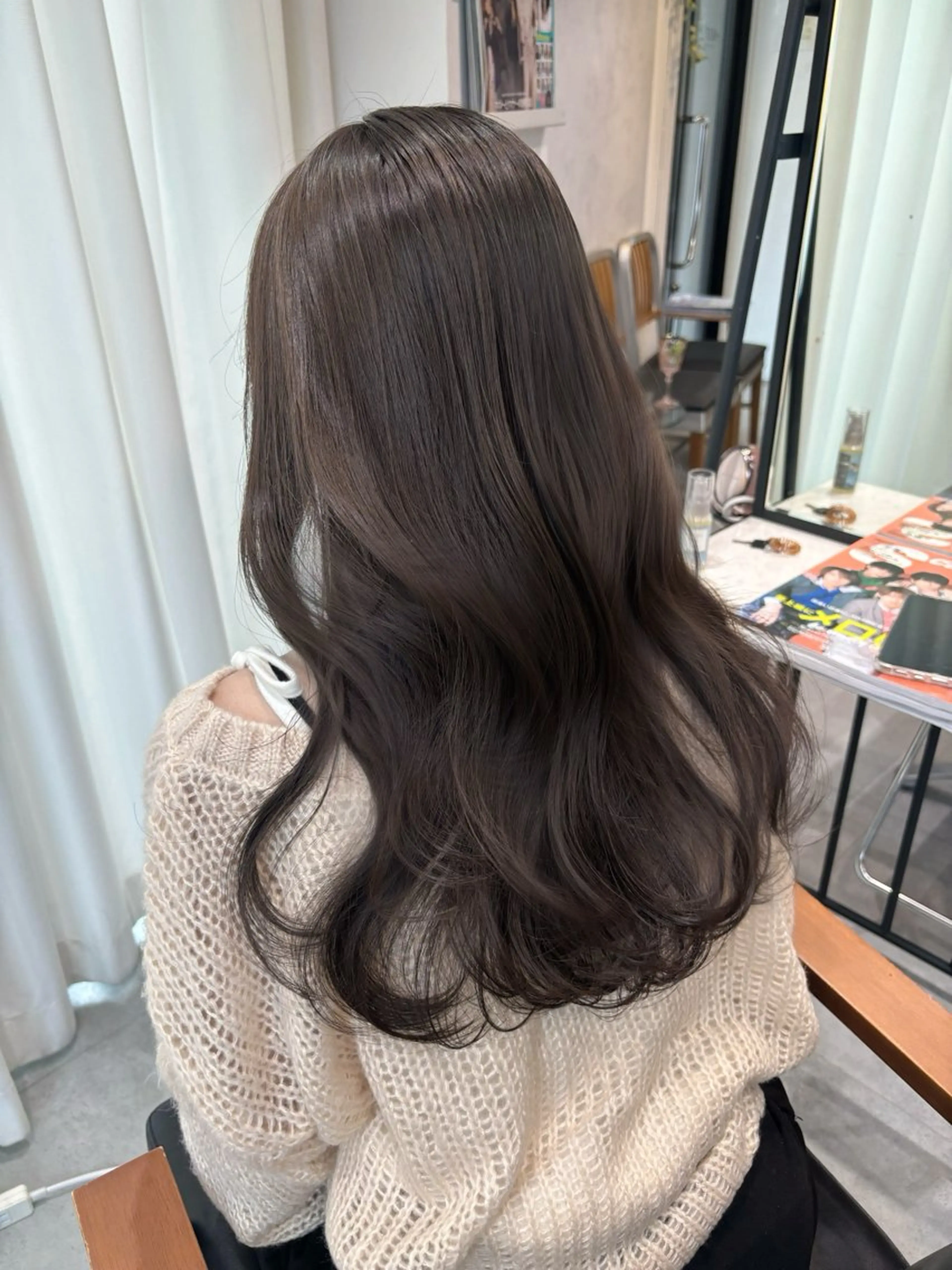 ロング カラー ベージュカラー 透明感カラー ‎Lby home 🪽mikuのヘアスタイル