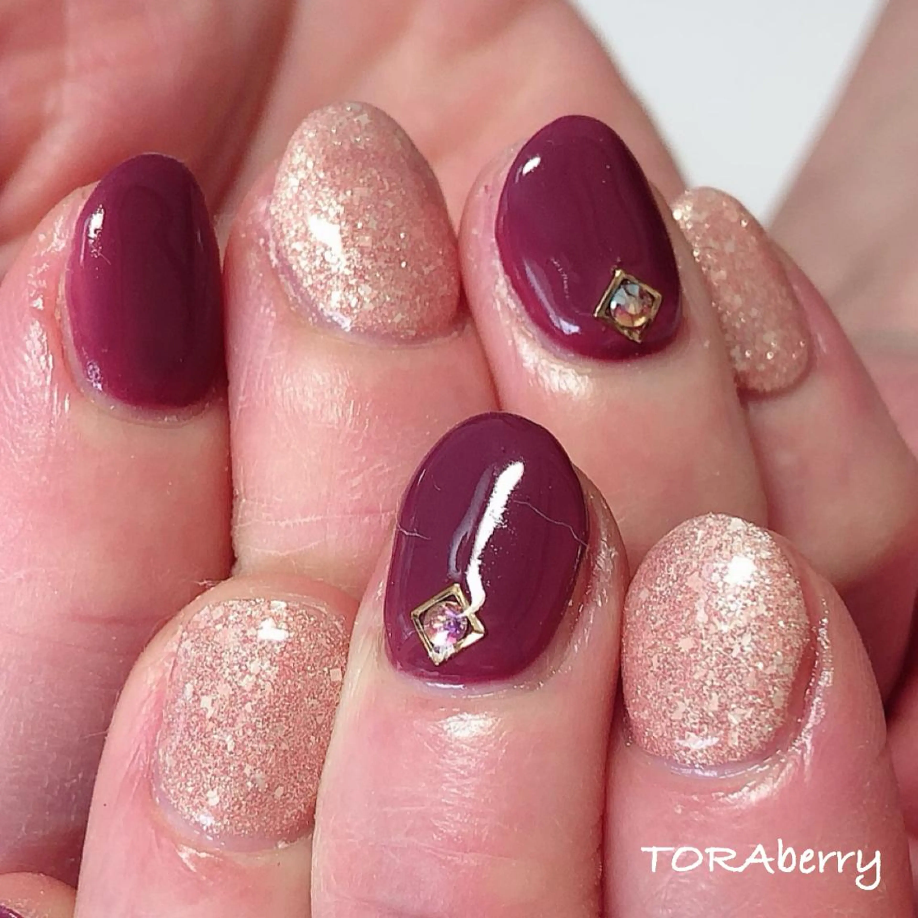 ネイル ワンカラーネイル ハンドネイル ネイリスト なつみのネイルデザイン