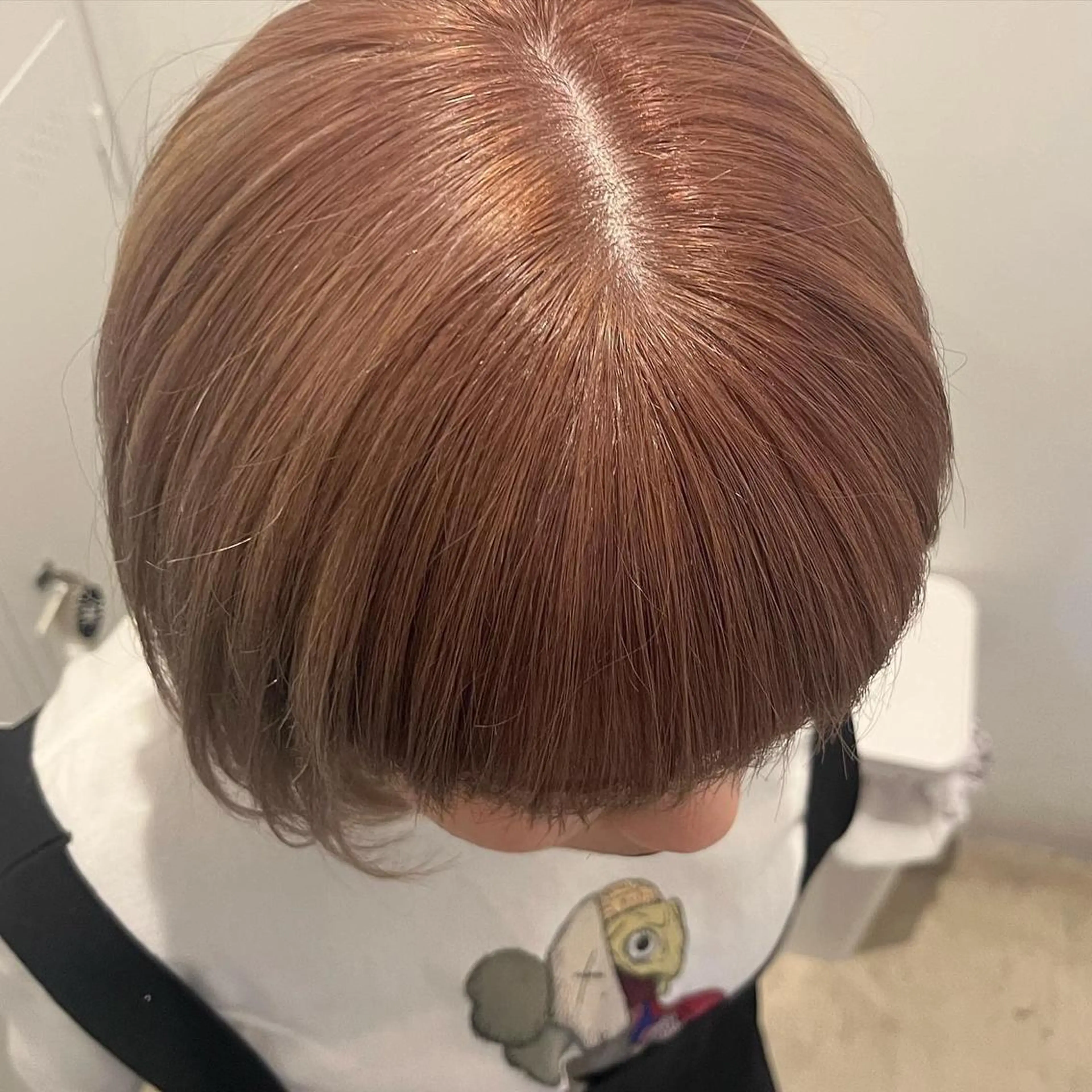 ショート カラー ベージュカラー ヘアカラー ケアブリーチ/ボブ/ honoのヘアスタイル