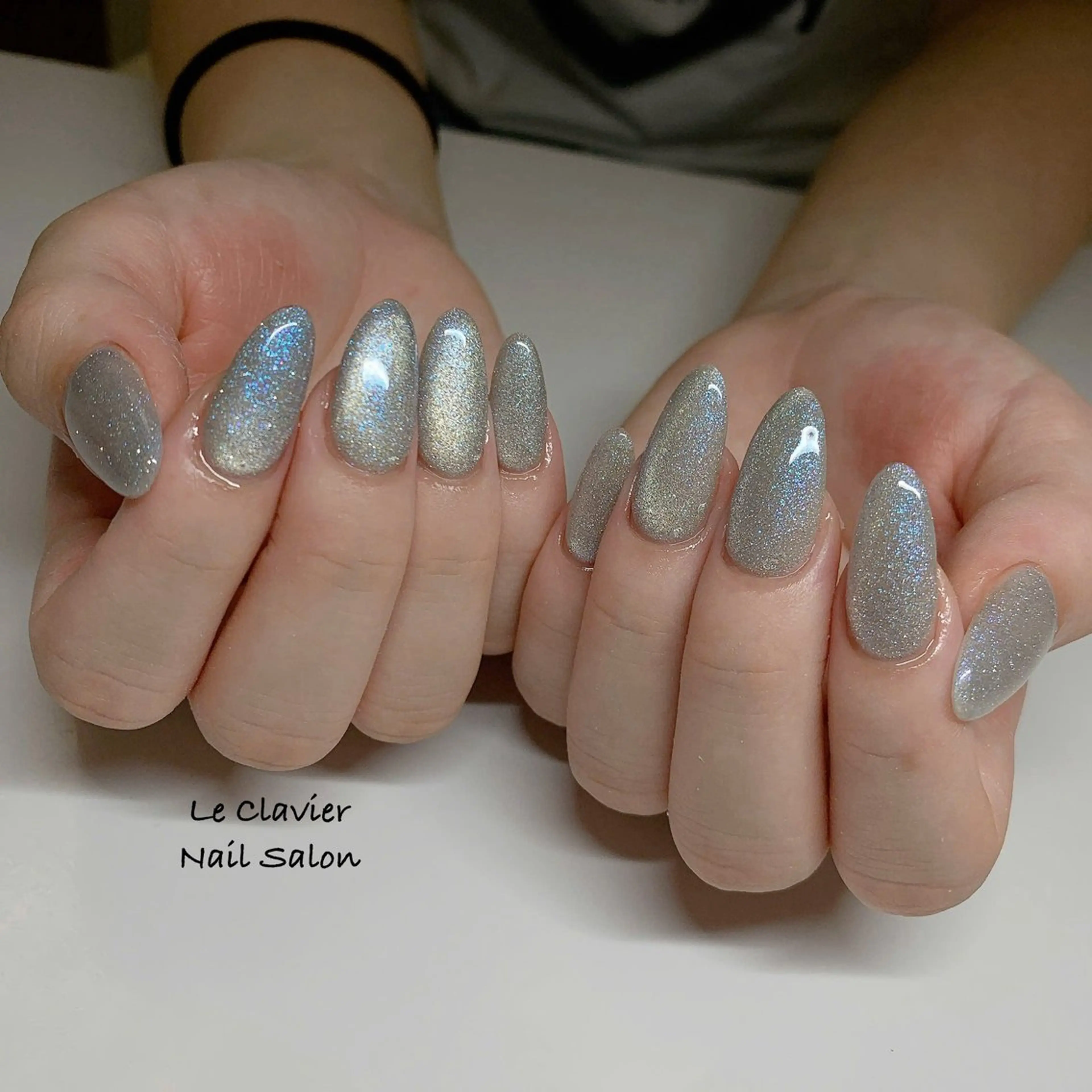 ネイル アートネイル オーロラネイル チークネイル 長さ出し フットネイル ハンドケア Hazuki nailのネイルデザイン