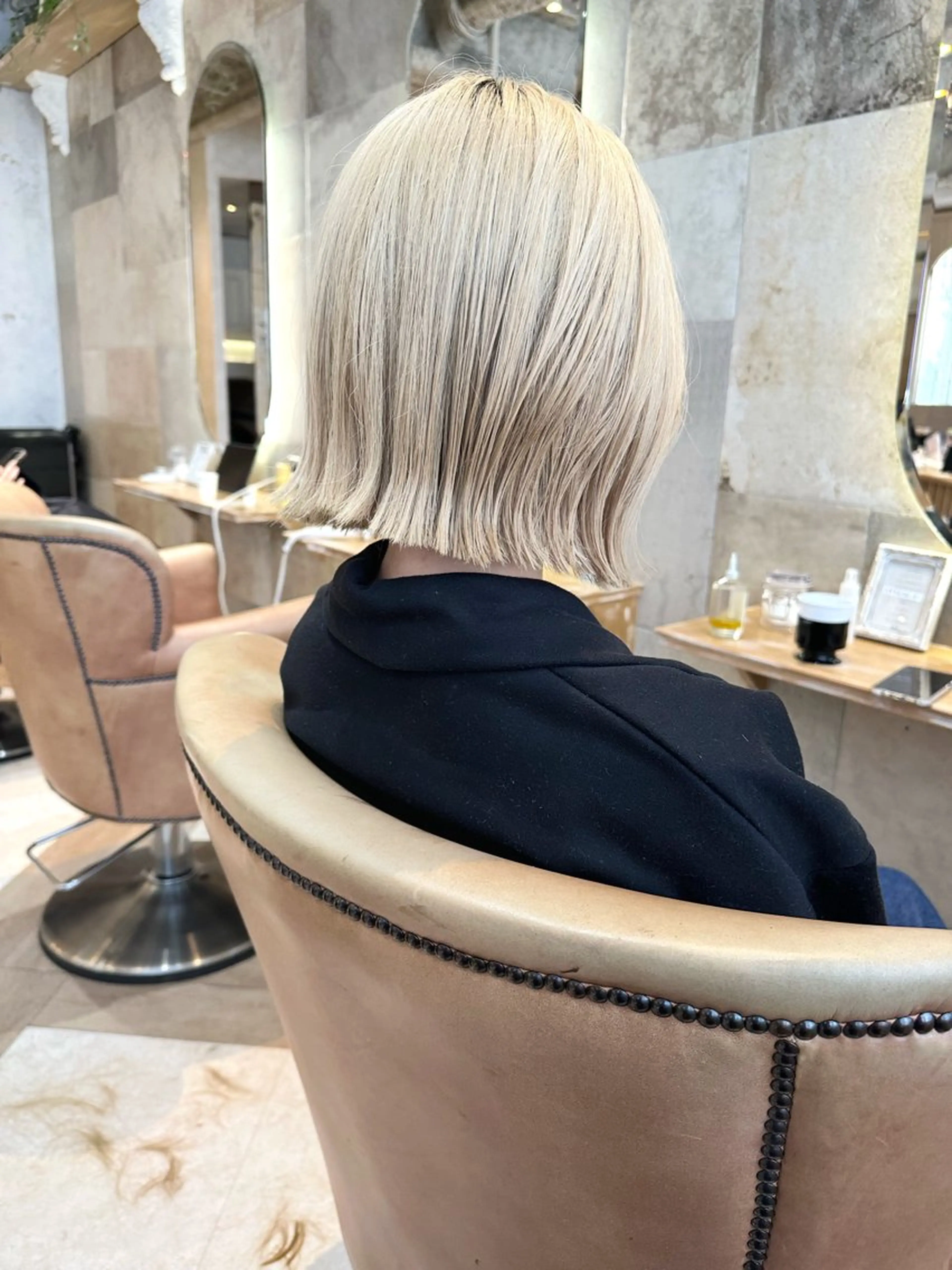 ミディアム カラー 大西 天使のヘアスタイル