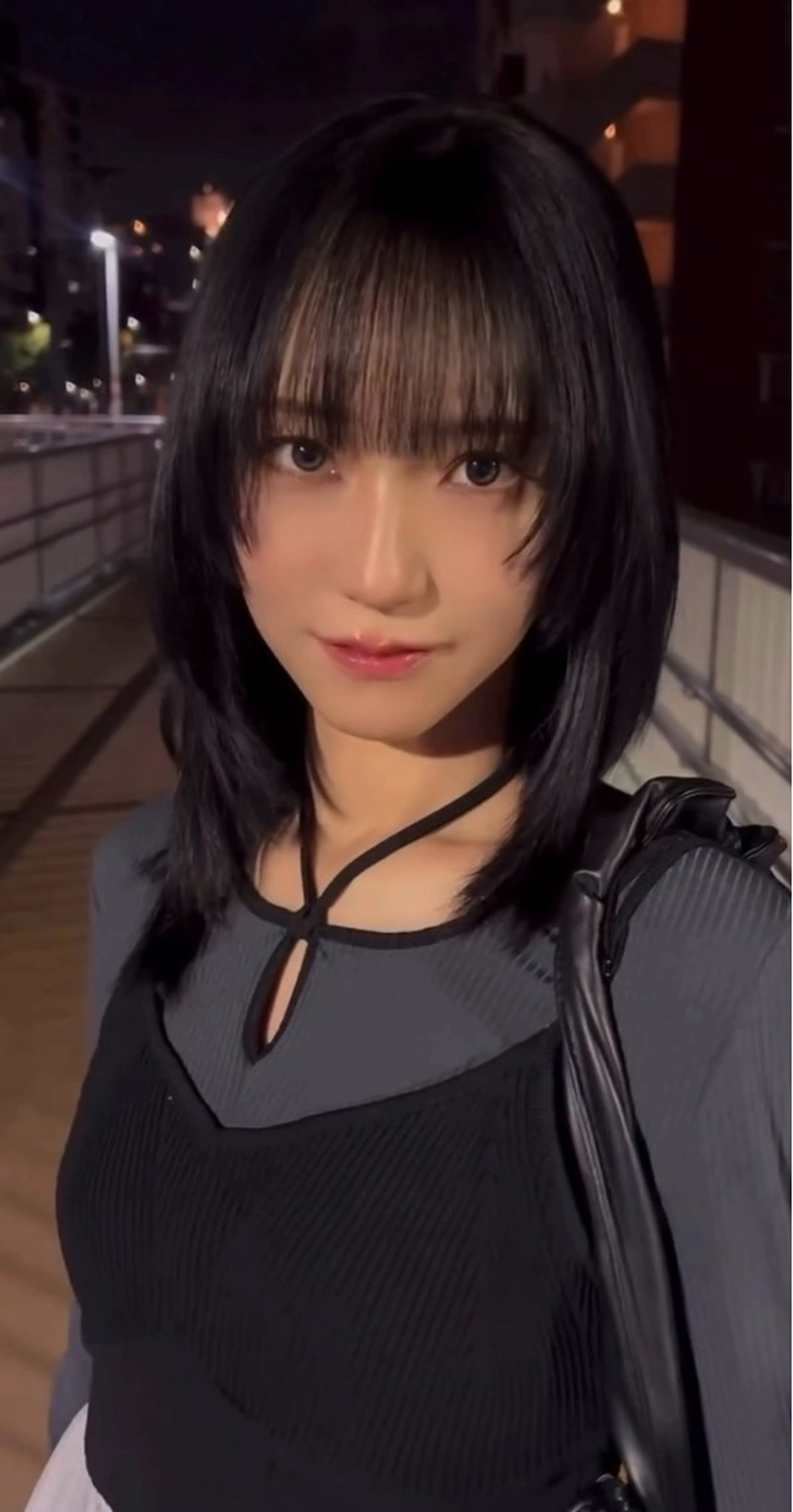 ミディアム カット ヘアカラー トリートメント ナナ♡レイヤーカット ♡似合わせカラーのヘアスタイル