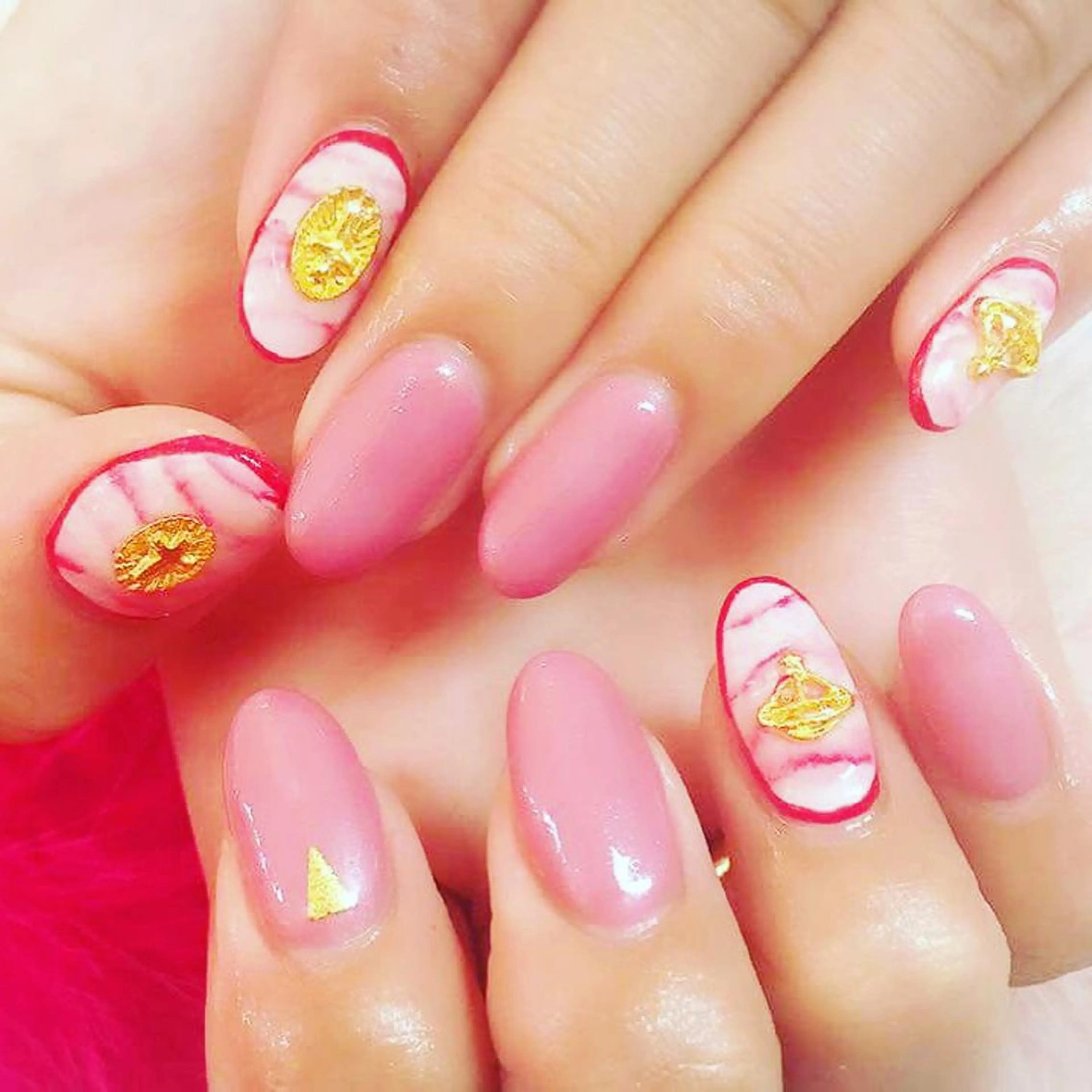 セミロング カラー NAILSGOGO shibuyaのネイルデザイン