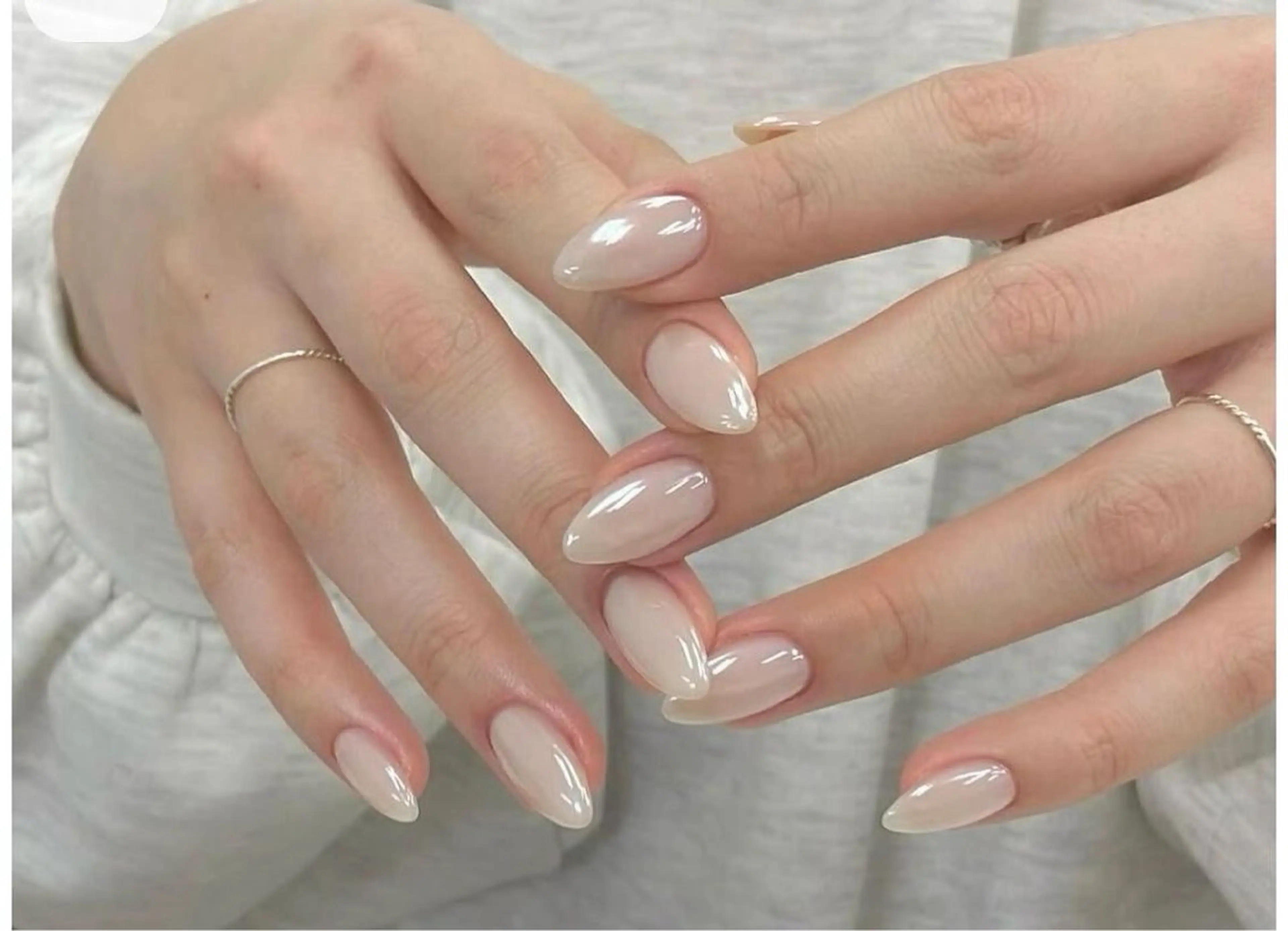 ミラー／オロラーネイル(ベース色付き🎀)の写真