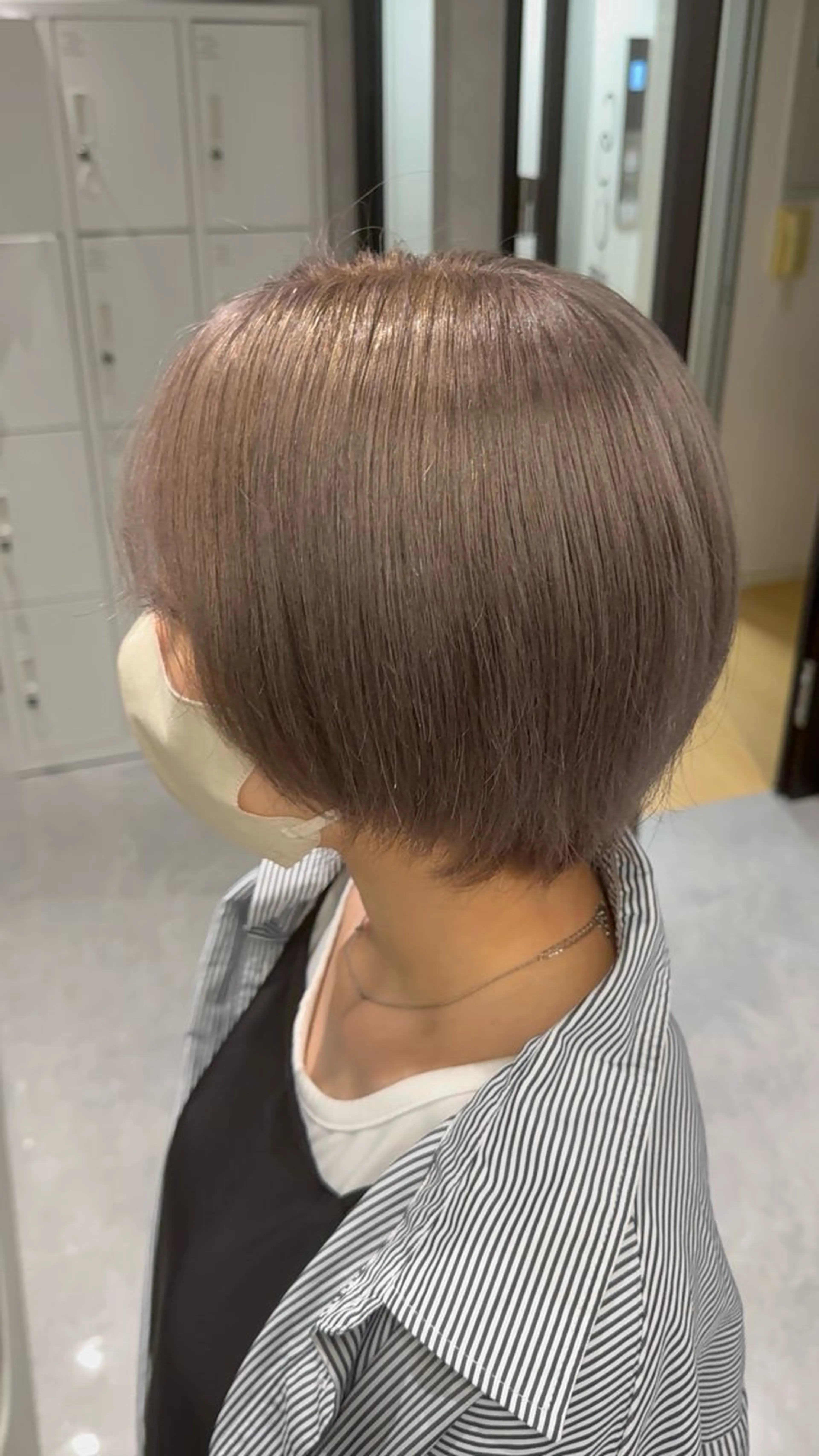 ショート カラー ヘアカラー ホワイトカラー/梅田 ハイトーン/しんのヘアスタイル