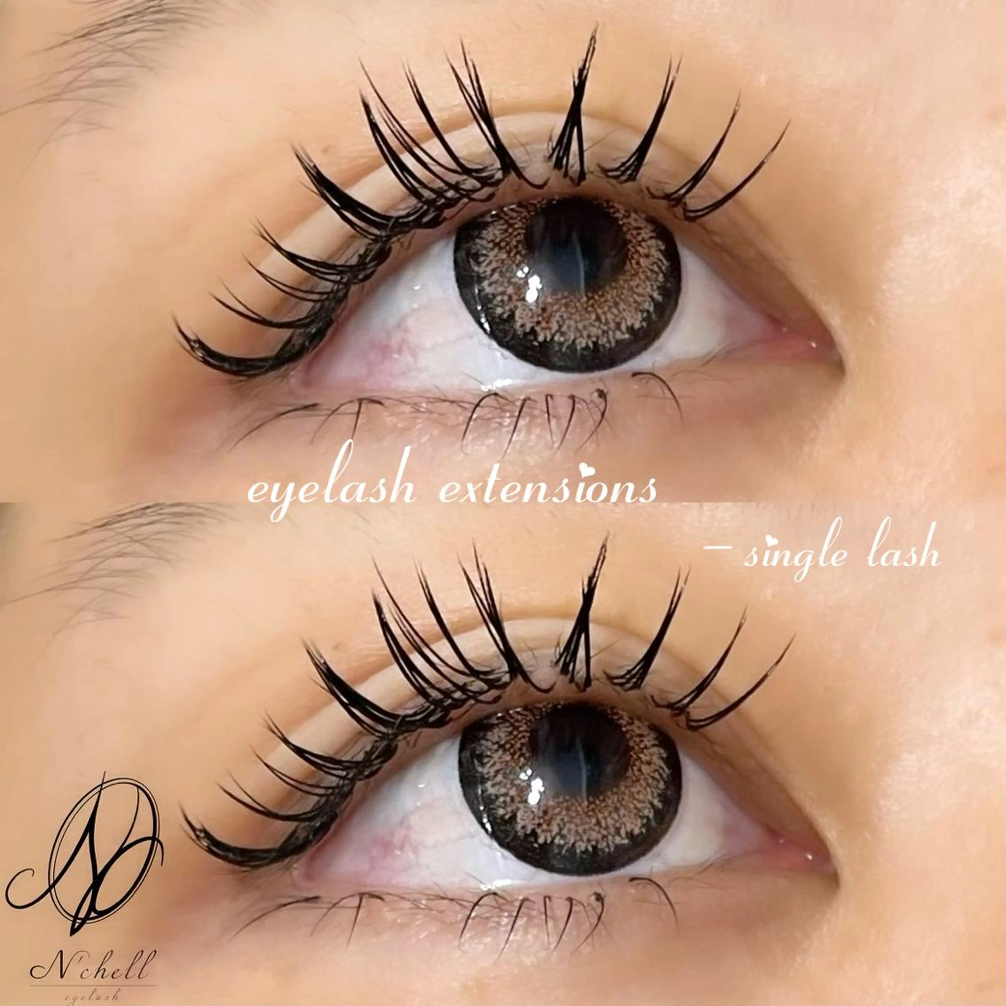 マツエク・マツパ 付け放題 マツエク 大阪梅田 ナシェル Kako🦋のマツエク・マツパデザイン