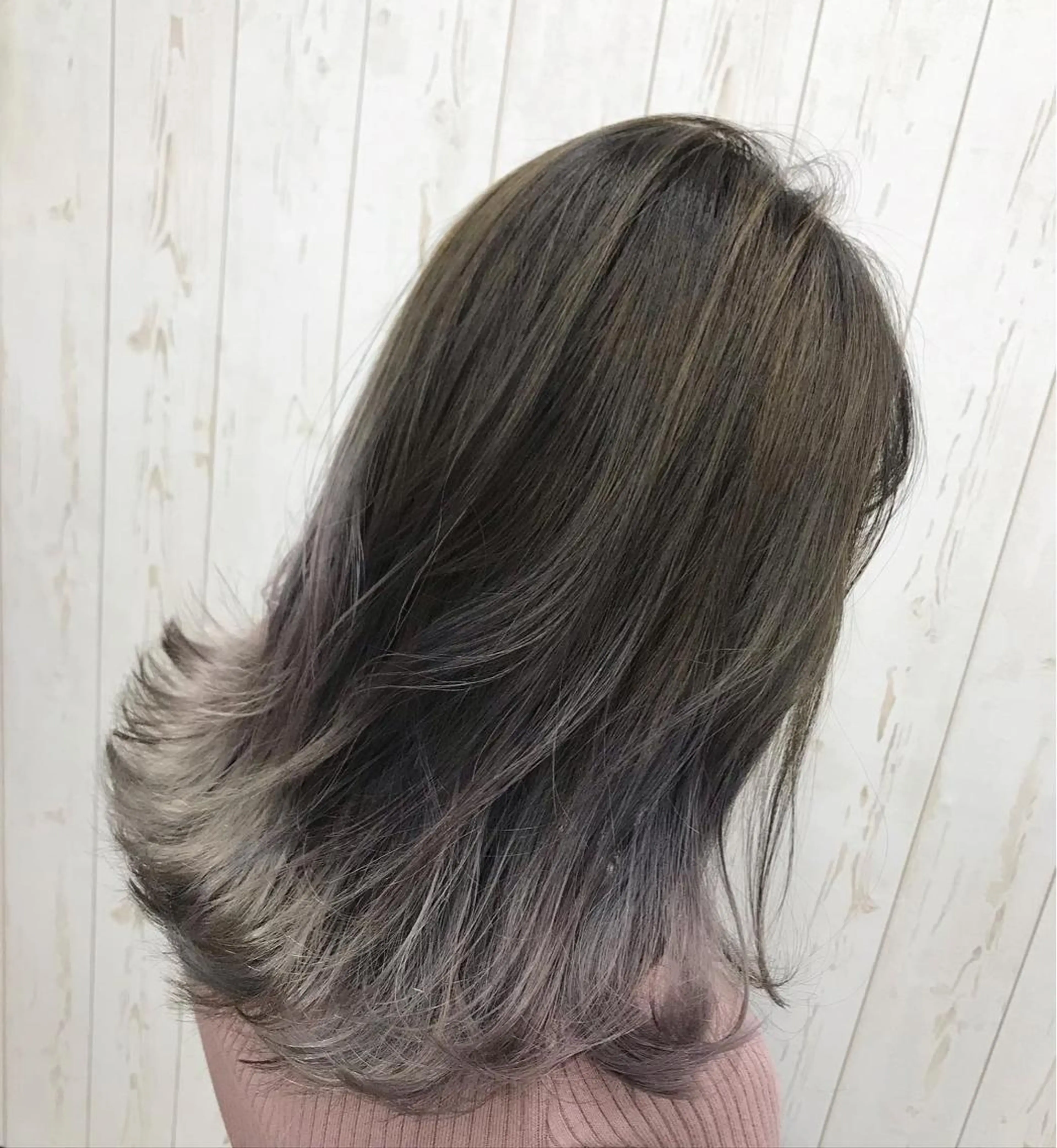 ミディアム カラー ヘアアレンジ バレイヤージュ ラベンダーカラー ピンクカラー ピンクラベンダー レイヤーカット AN'TIA小作所属・AN'TIA小作代表 ⭐︎kazuma⭐︎のヘアスタイル