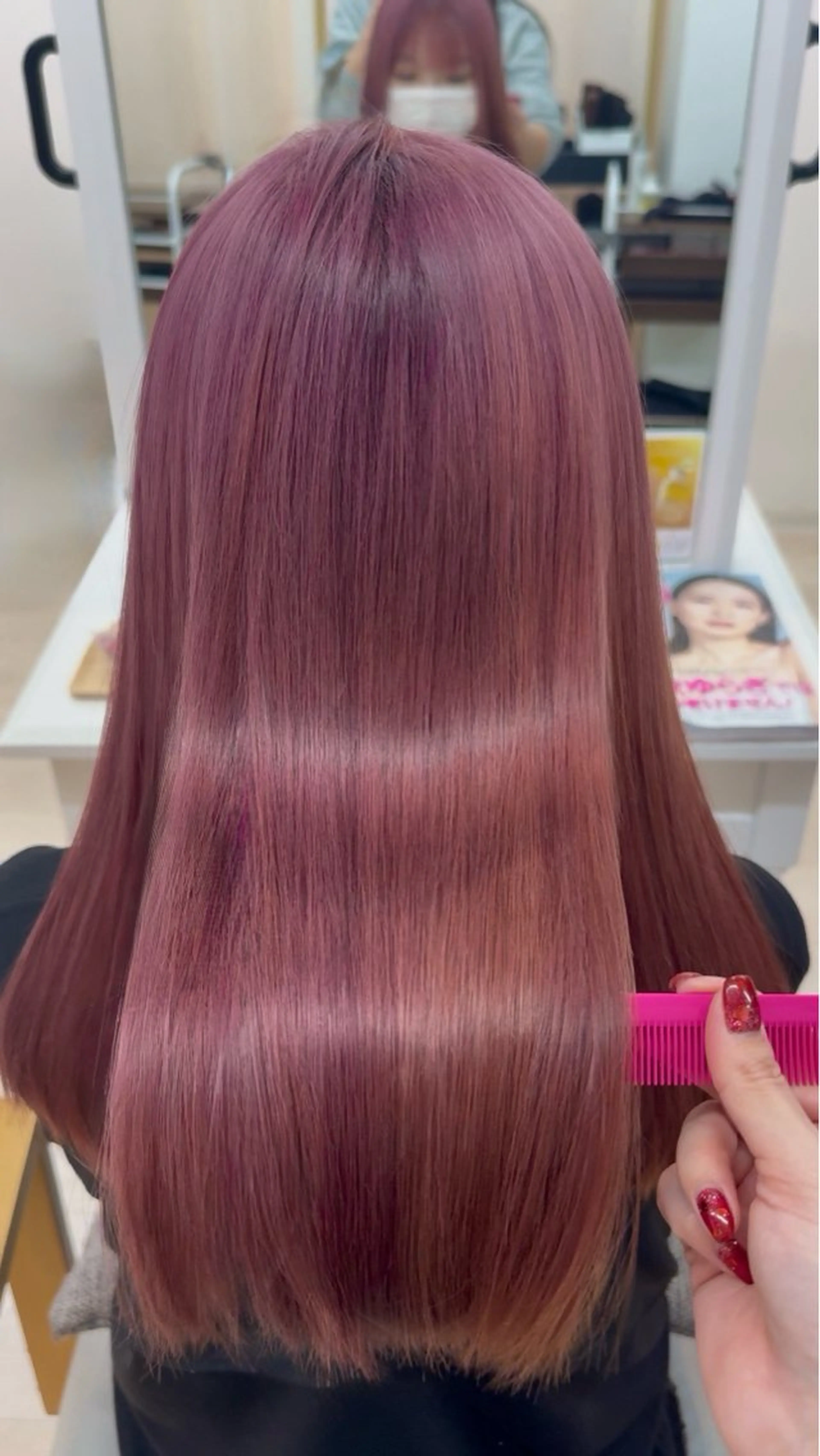 ロング カラー 武田 つぐみのヘアスタイル