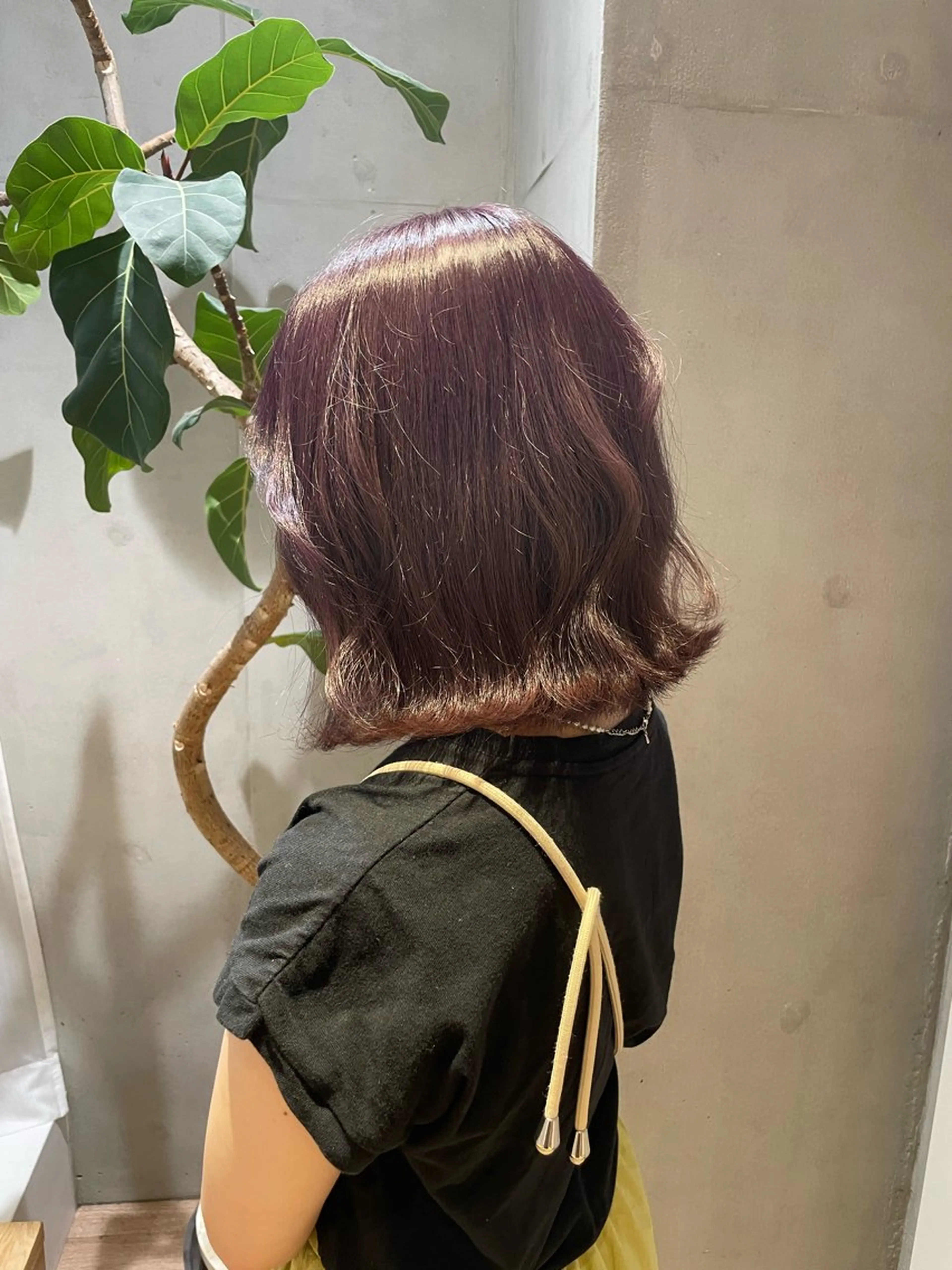 ミディアム カラー パープルカラー say.所属・たなか こころ🎀のヘアスタイル