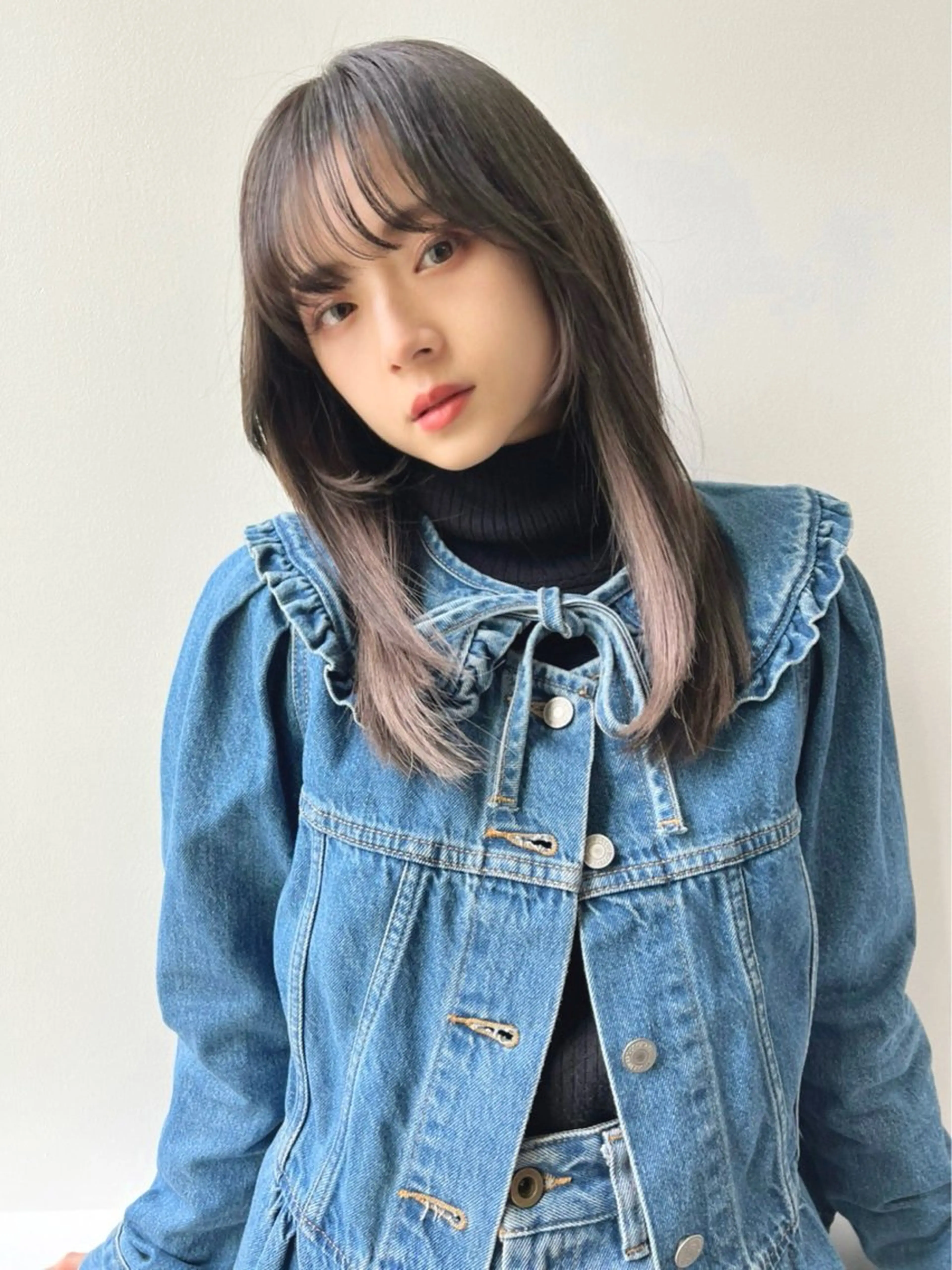 セミロング カラー 🎨絶対に褒められる "店長"鈴木貴彦🎨のヘアスタイル