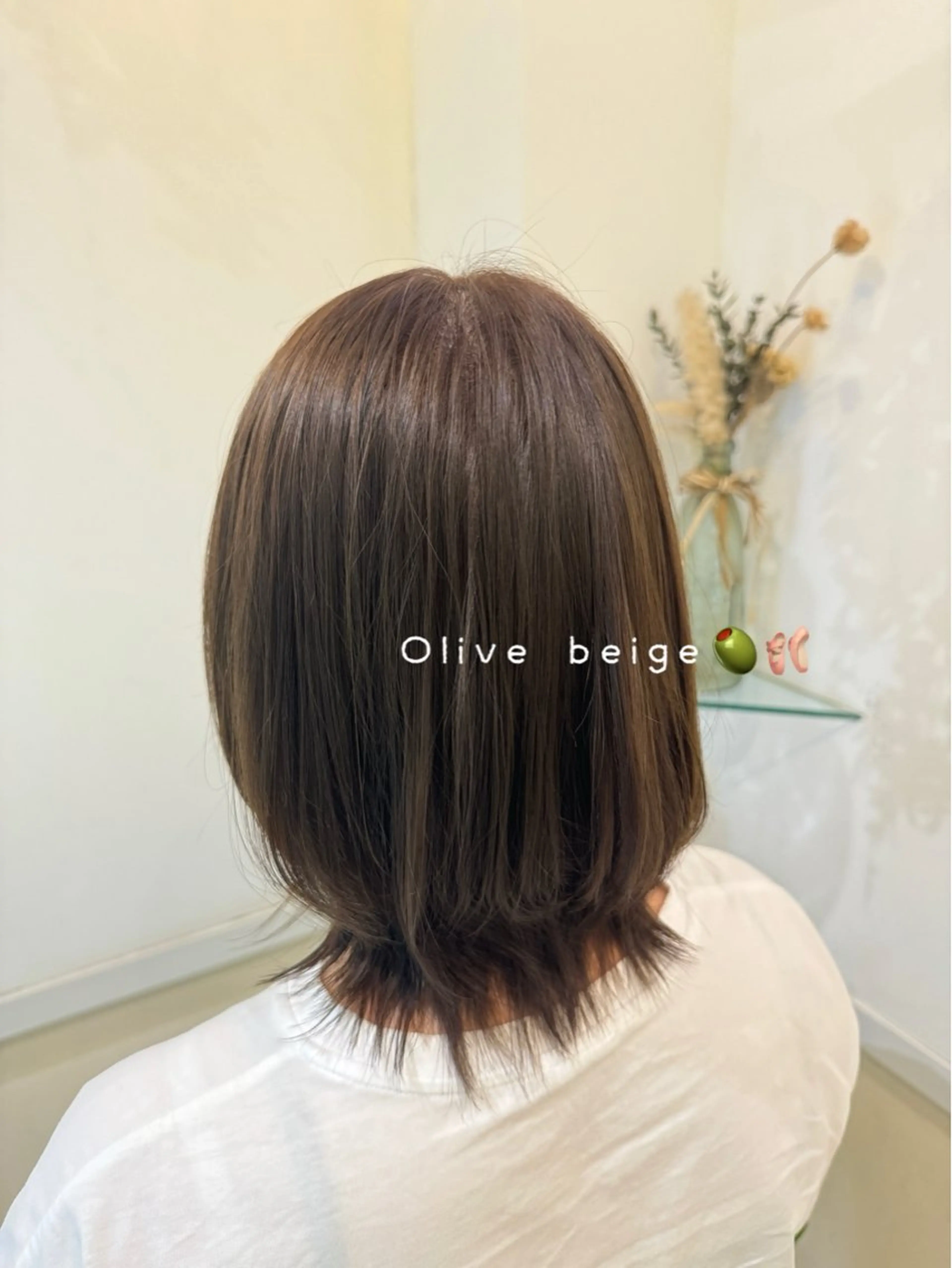 カラー ヘアカラー トリートメント 透明感カラー🧁🩰 🫧仲松良菜🎀のヘアスタイル