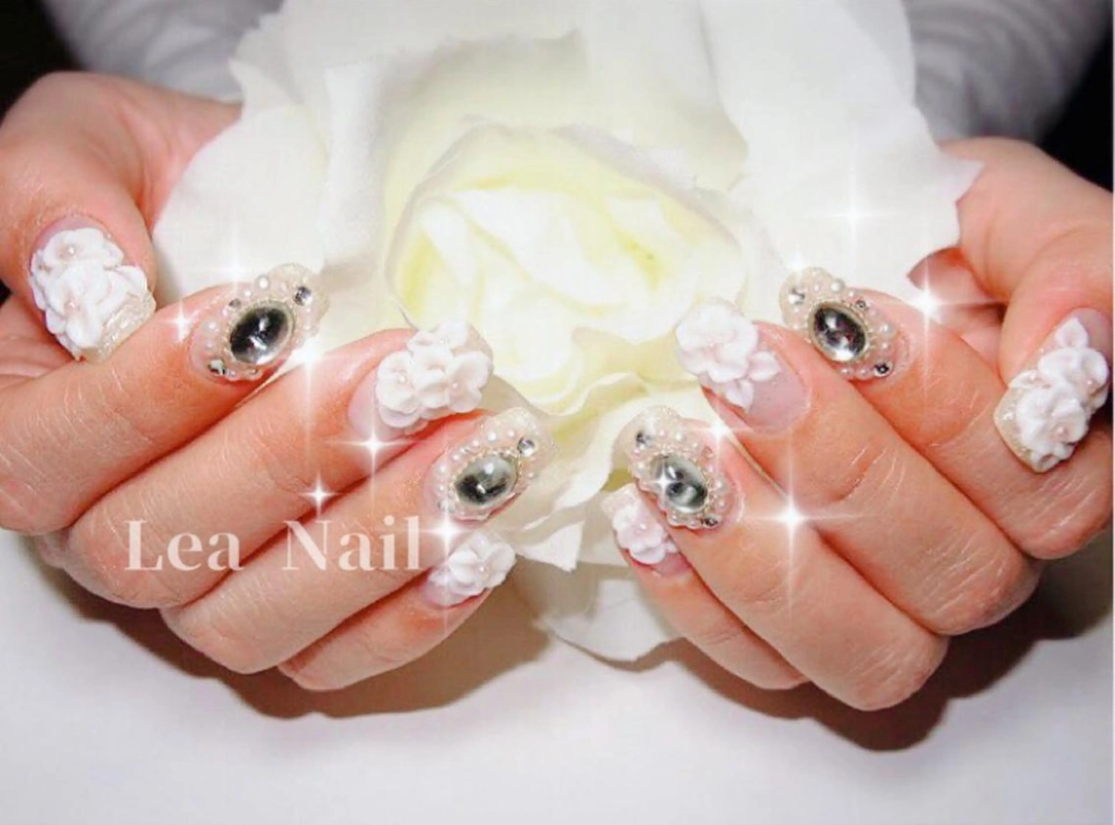 ネイル ブライダルネイル Lea Nailのネイルデザイン