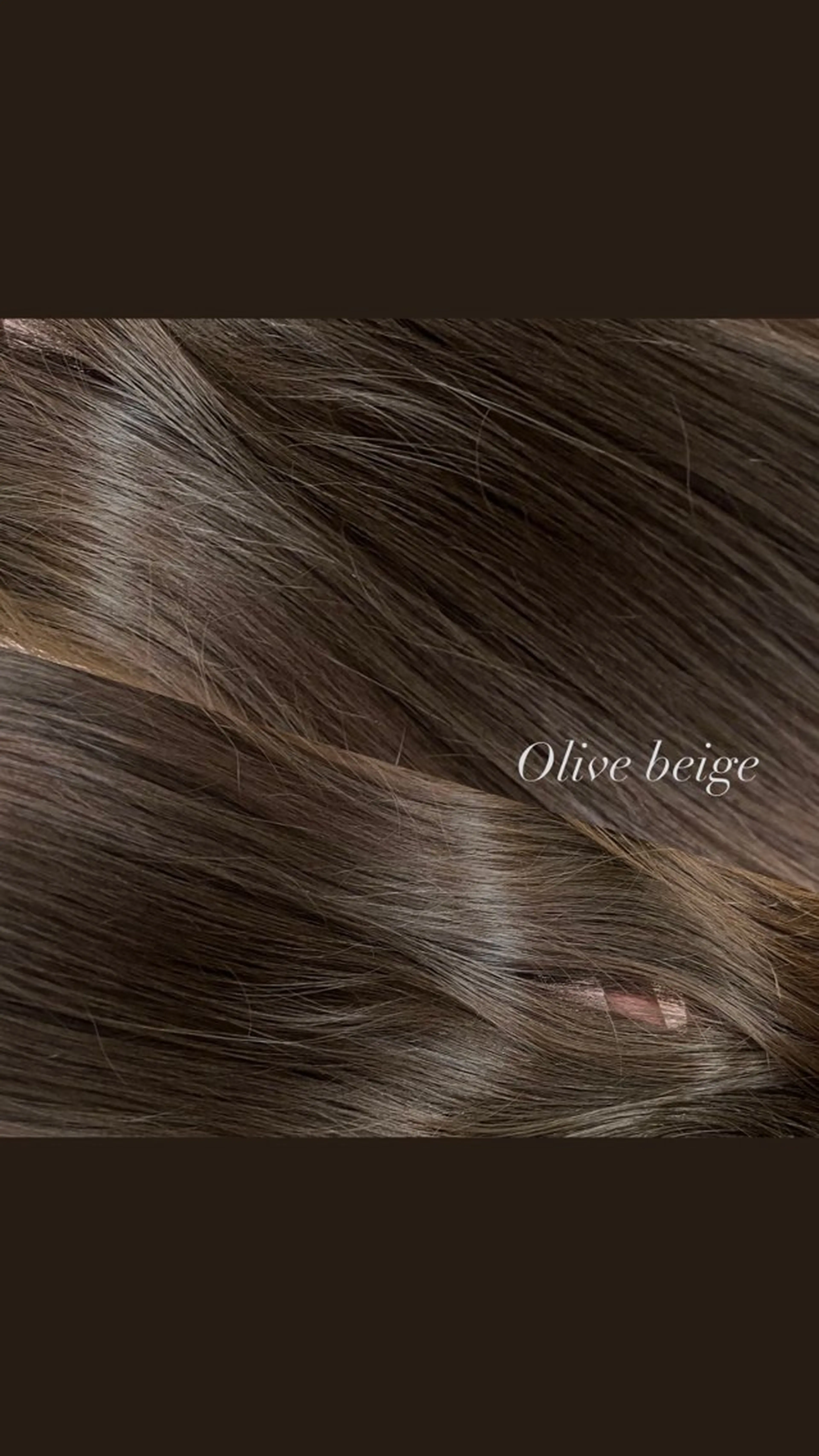 ロング カラー ベージュカラー オリーブベージュ ヘアカラー トリートメント orente  omotesando所属・kato himariのヘアスタイル