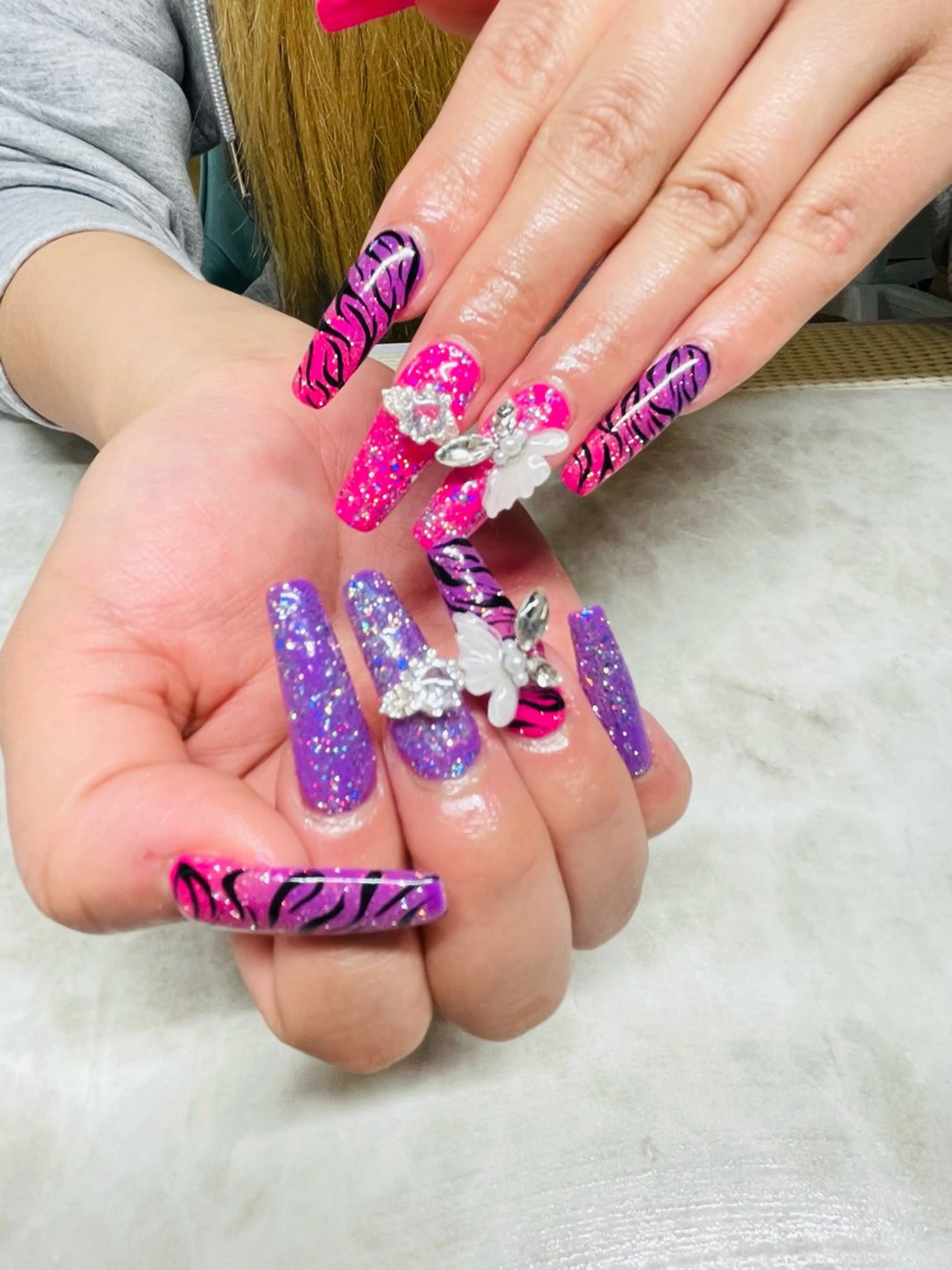 ネイル 長さ出し 持ち込み Star Beautyのネイルデザイン