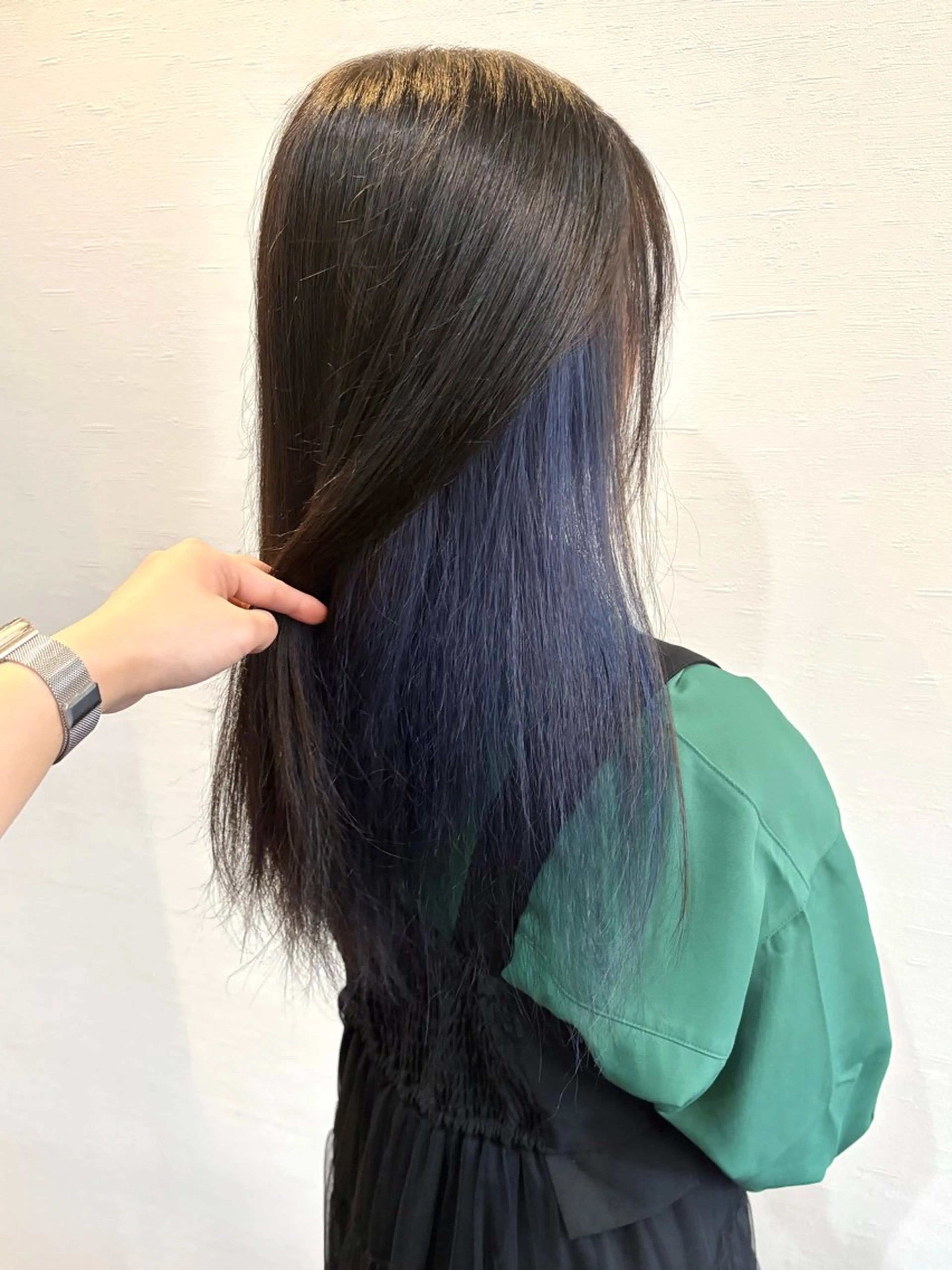 セミロング カラー ヘアカラー トリートメント 𝐤𝐲𝐨𝐤𝐚 🌿‬のヘアスタイル