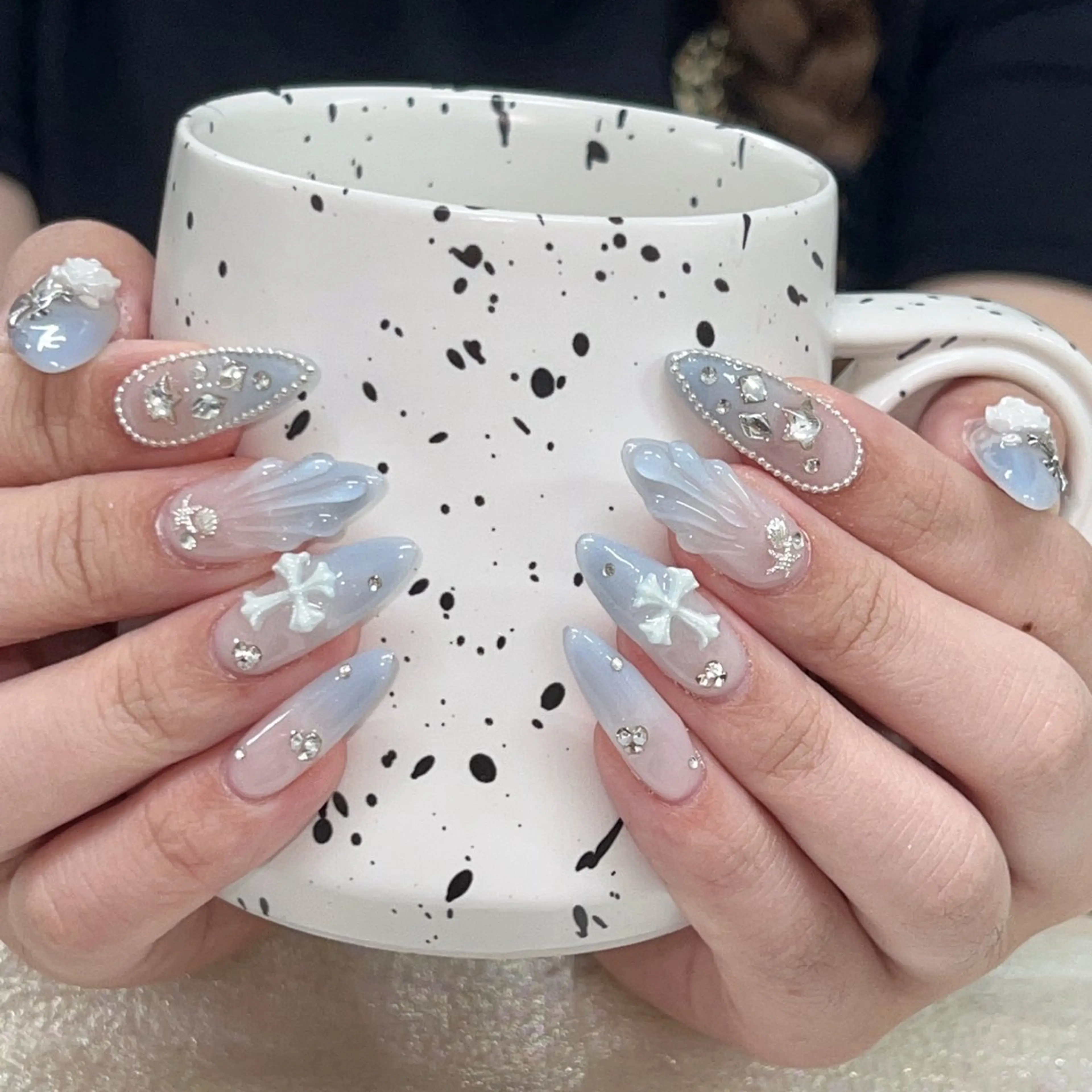 ネイル 長いだし/スカルプ/ パラシェルN.oneのネイルデザイン