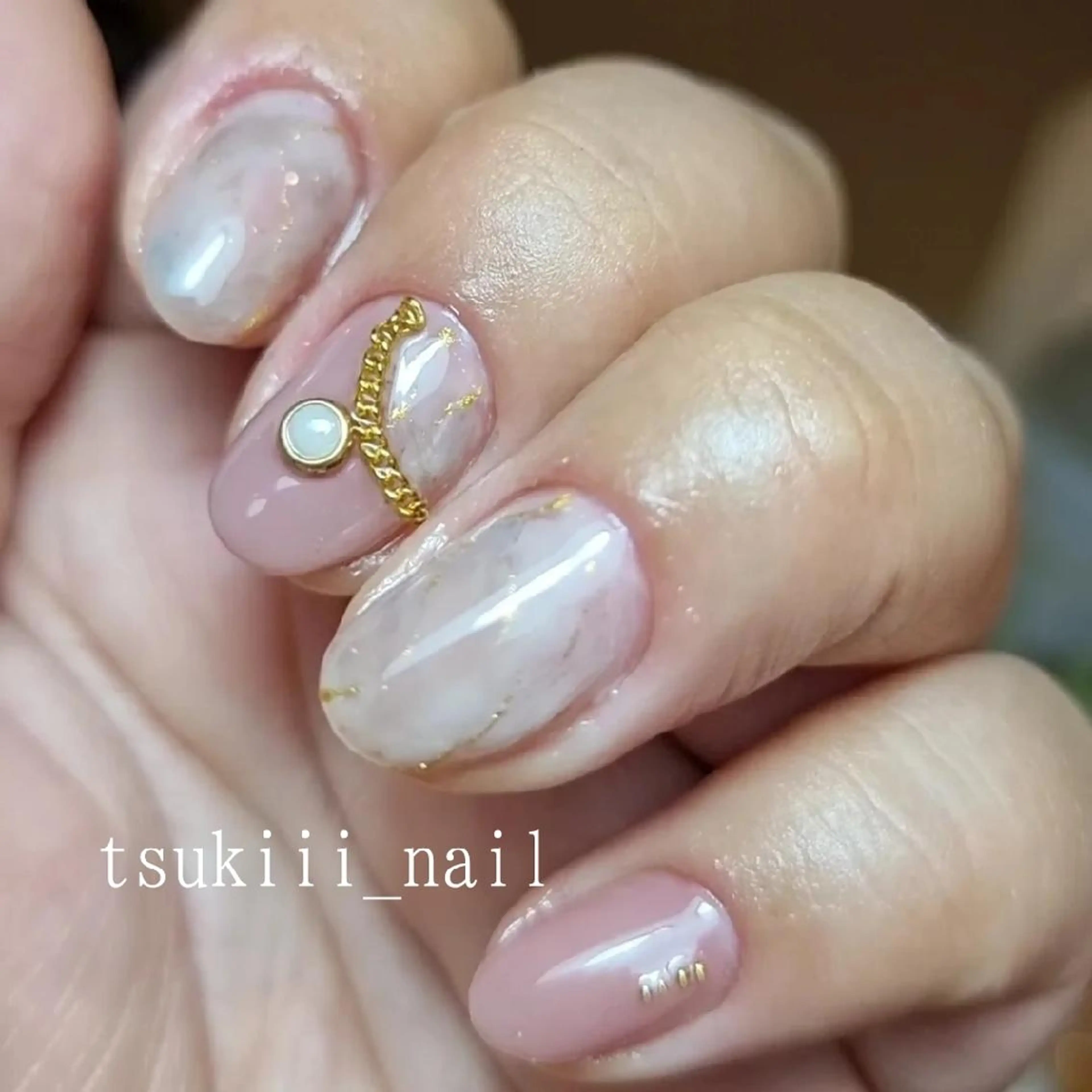 ネイル ニュアンスネイル ハンドネイル Tsuki.所属・Nailsalon Tsuki.のネイルデザイン