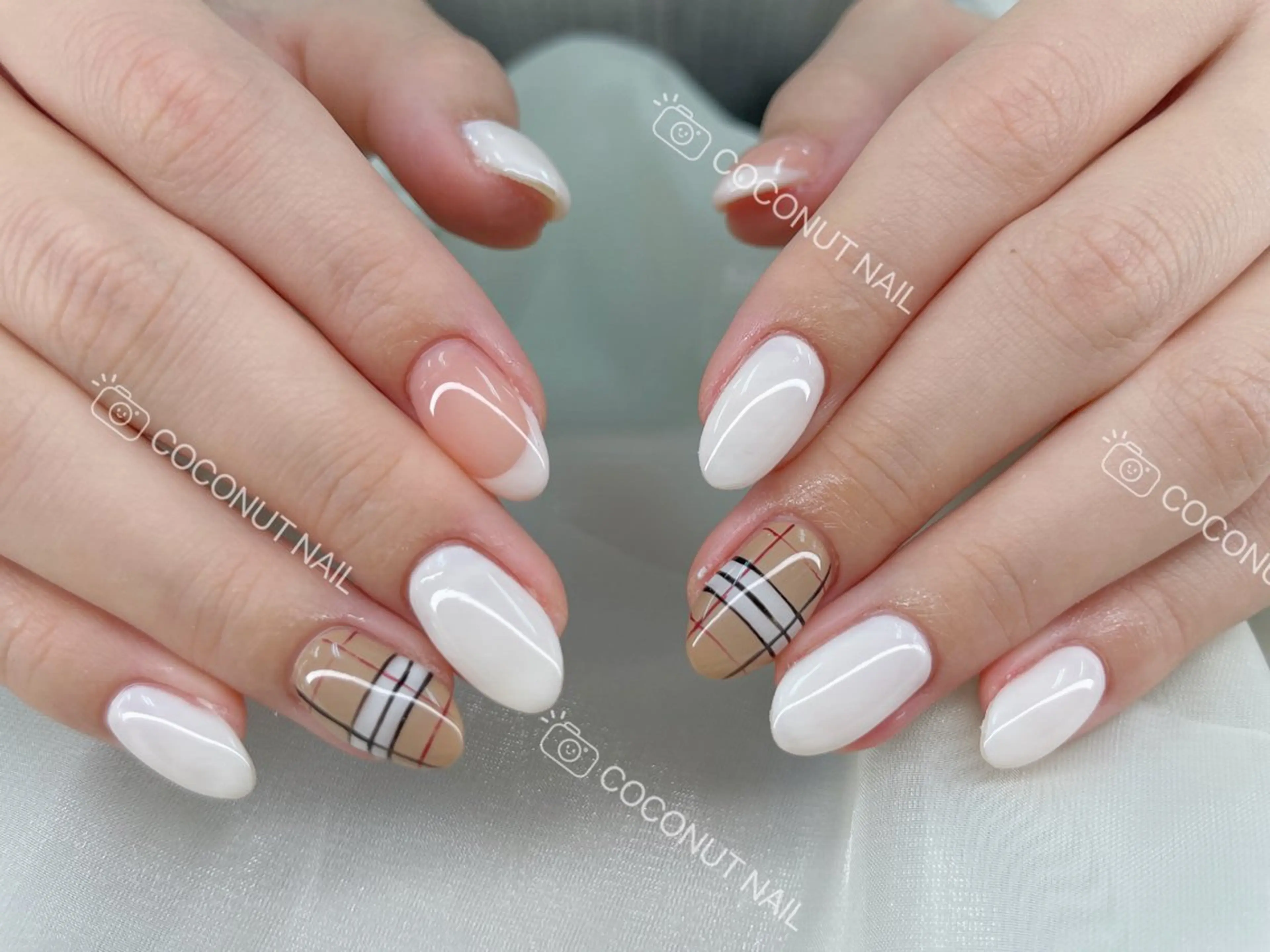 ネイル ハンドネイル 神田 ココナッツのネイルデザイン