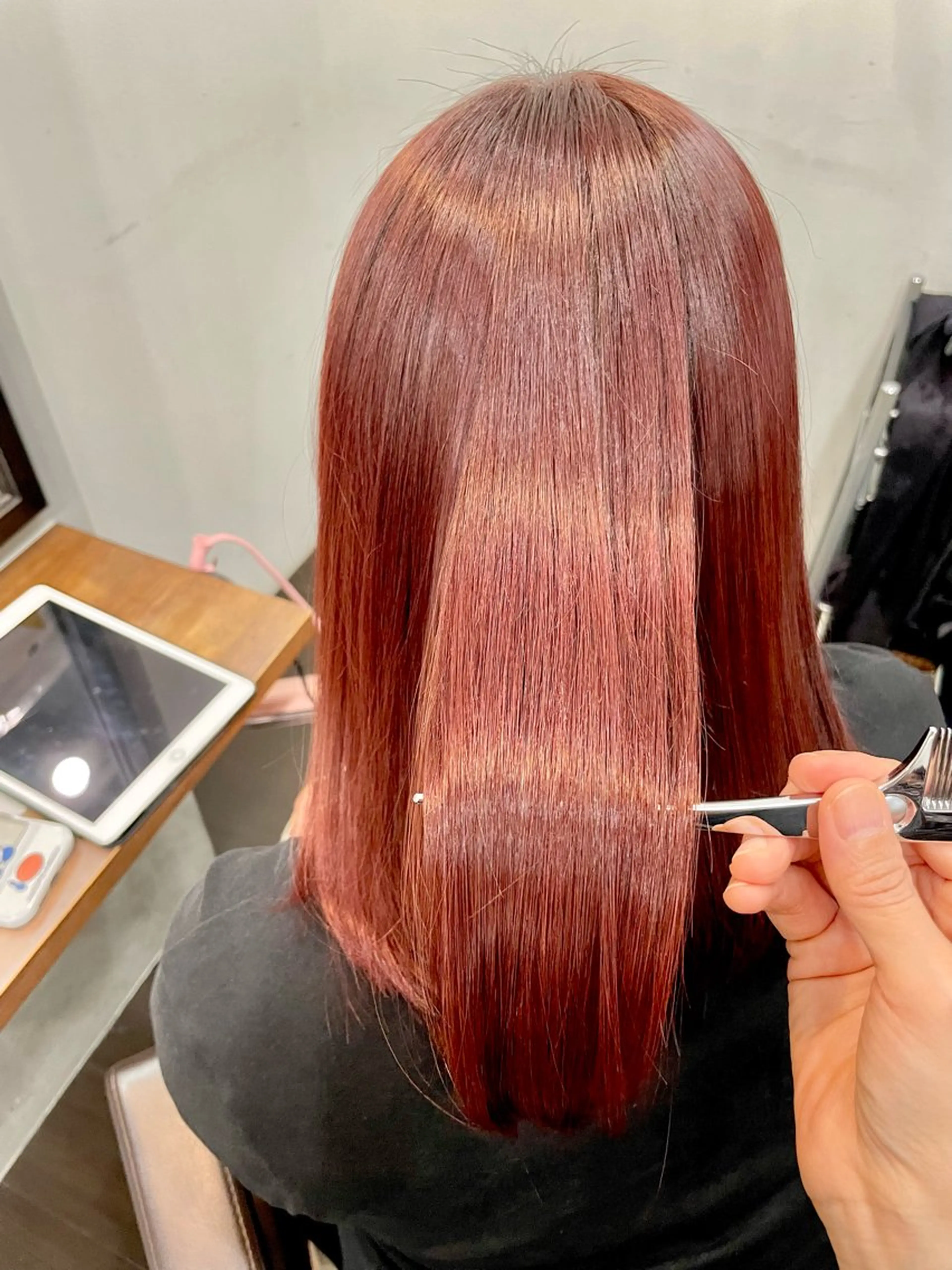 ミディアム 髪質改善 カット ヘアカラー トリートメント 五藤 🍀壽野のヘアスタイル