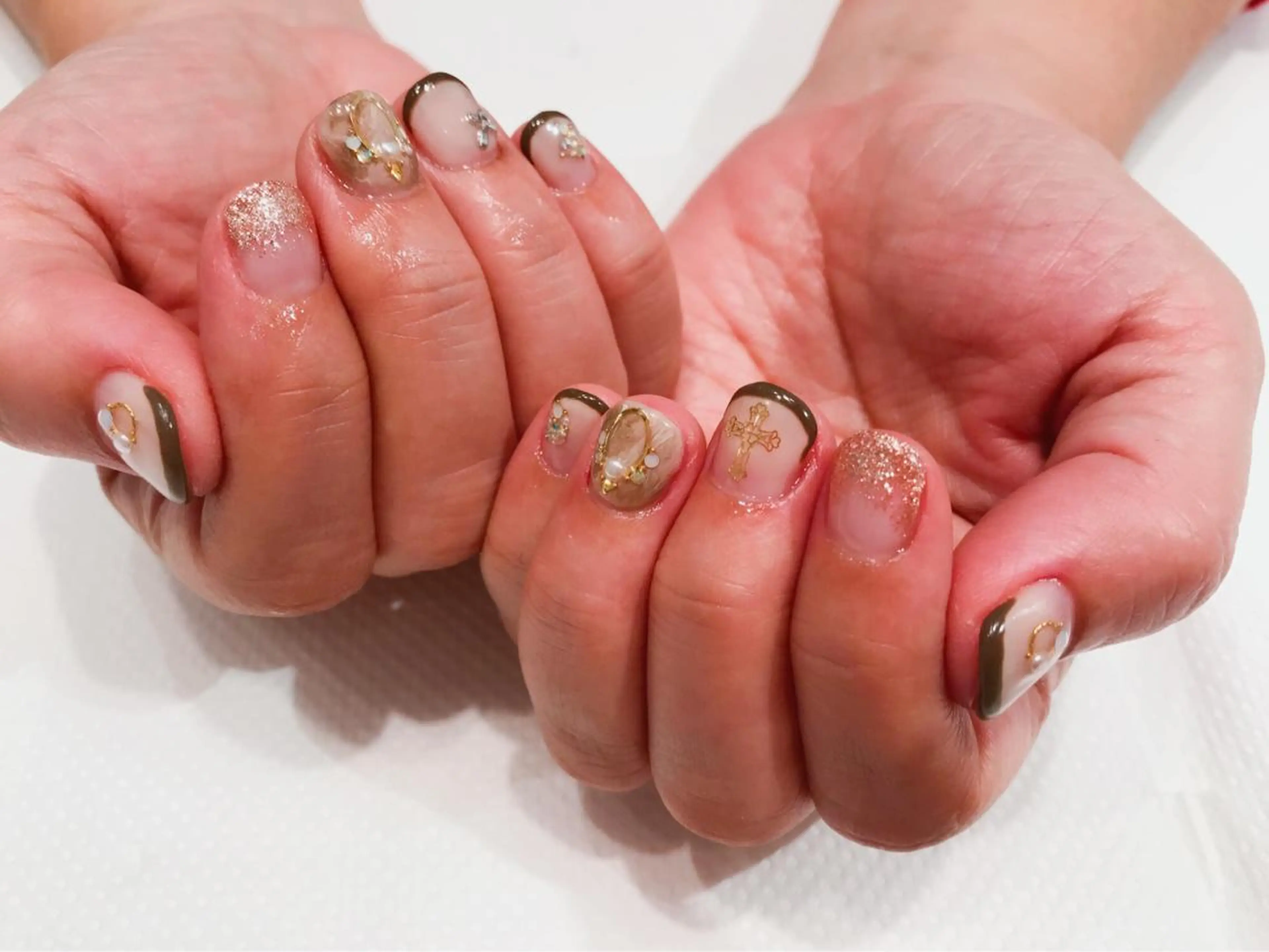 ネイル 大理石ネイル(マーブル) a yakaのネイルデザイン