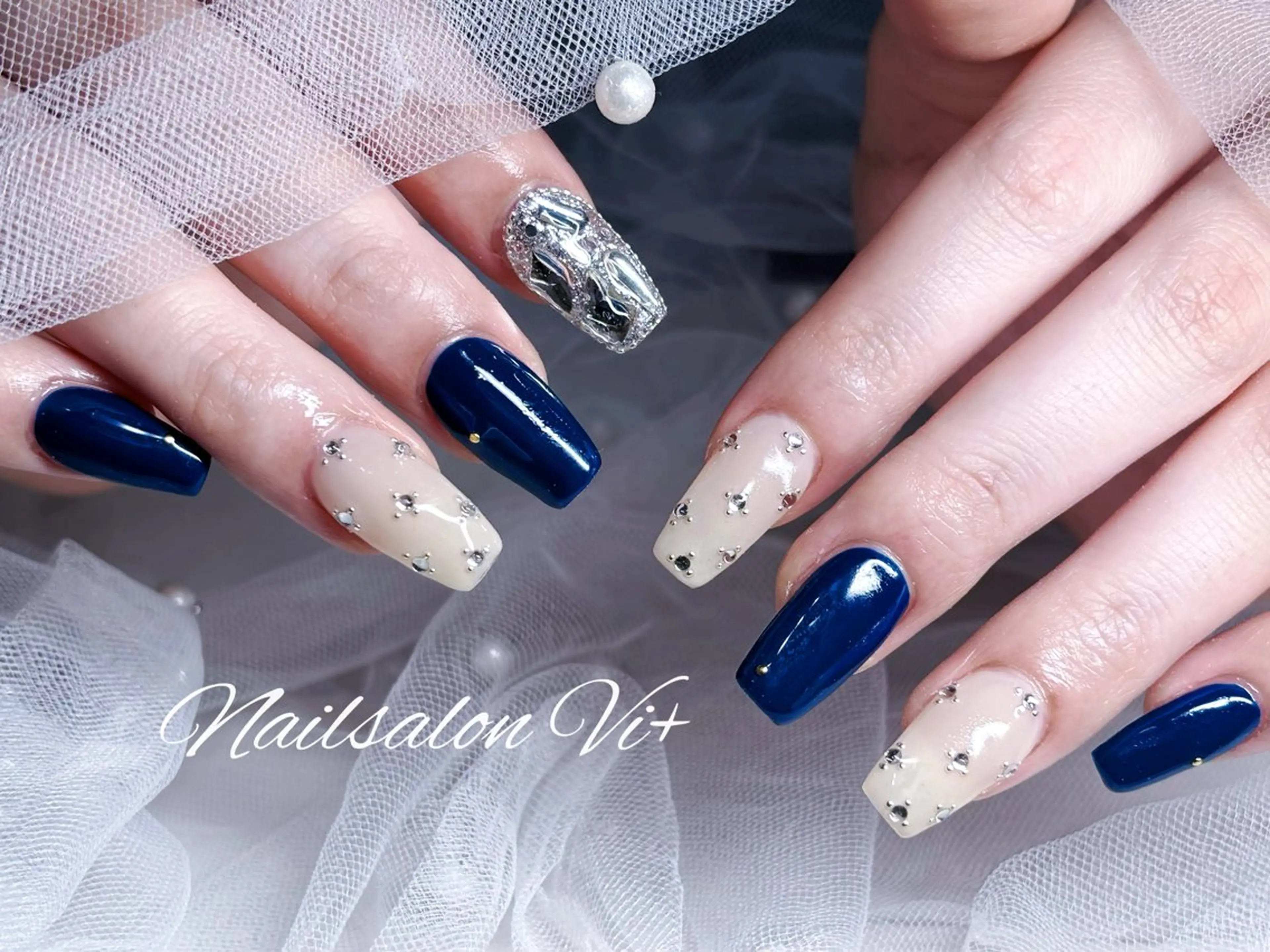 ネイル ハンドネイル Nailsalon Vi+ももか🩷のネイルデザイン