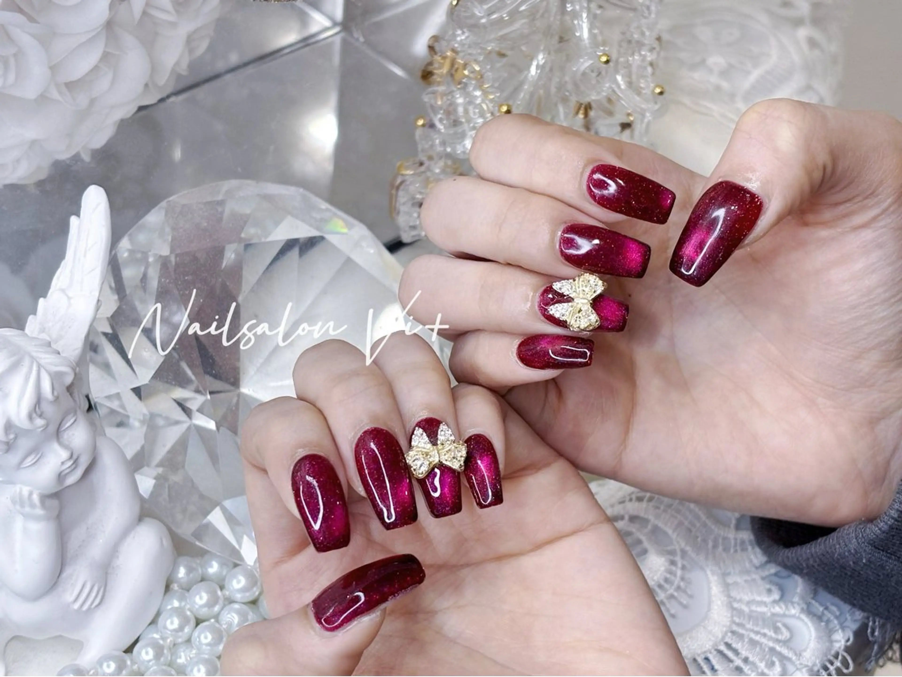 ネイル ハンドネイル Nailsalon Vi+ももか🩷のネイルデザイン