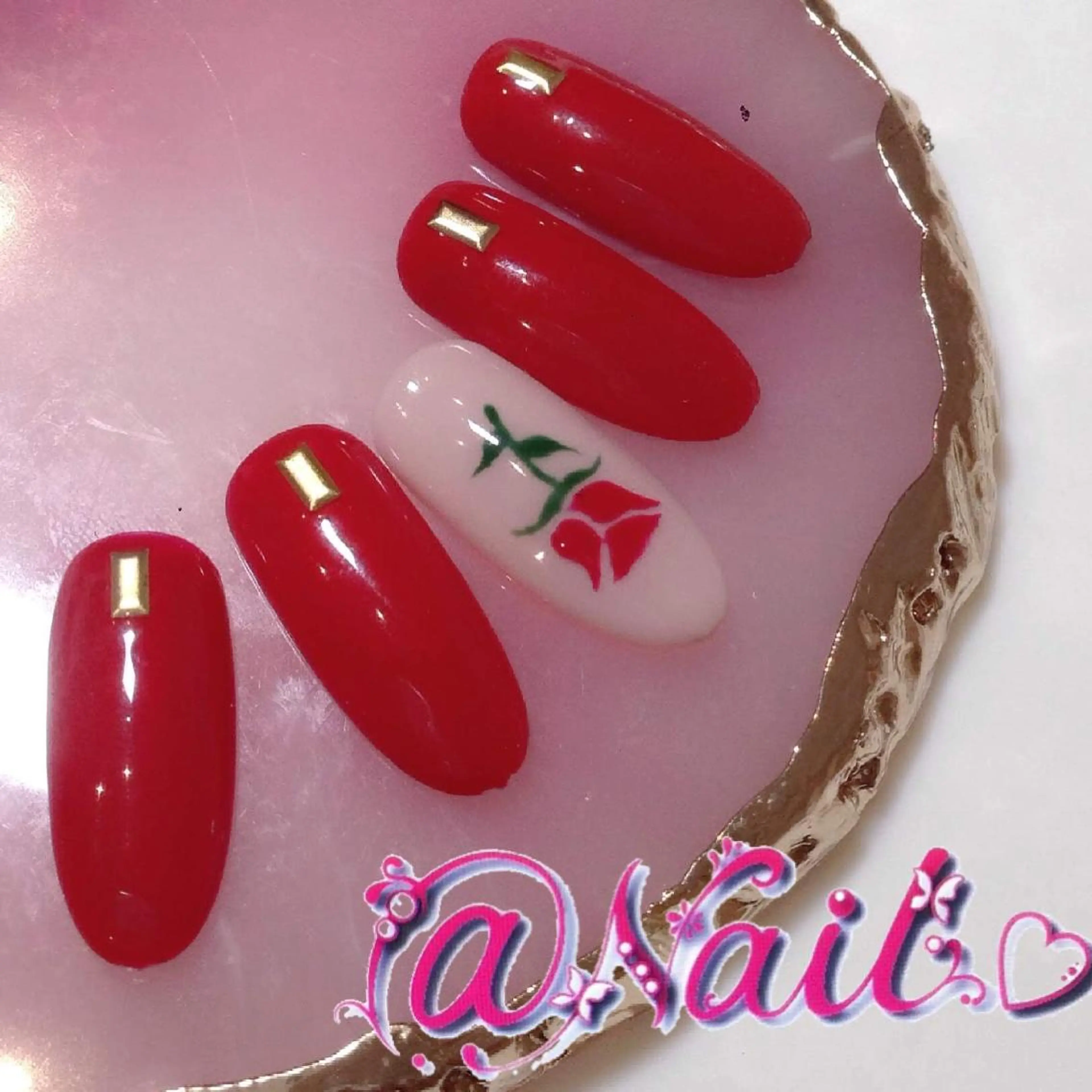 ネイル ネイルチップ 小尾 栞のネイルデザイン