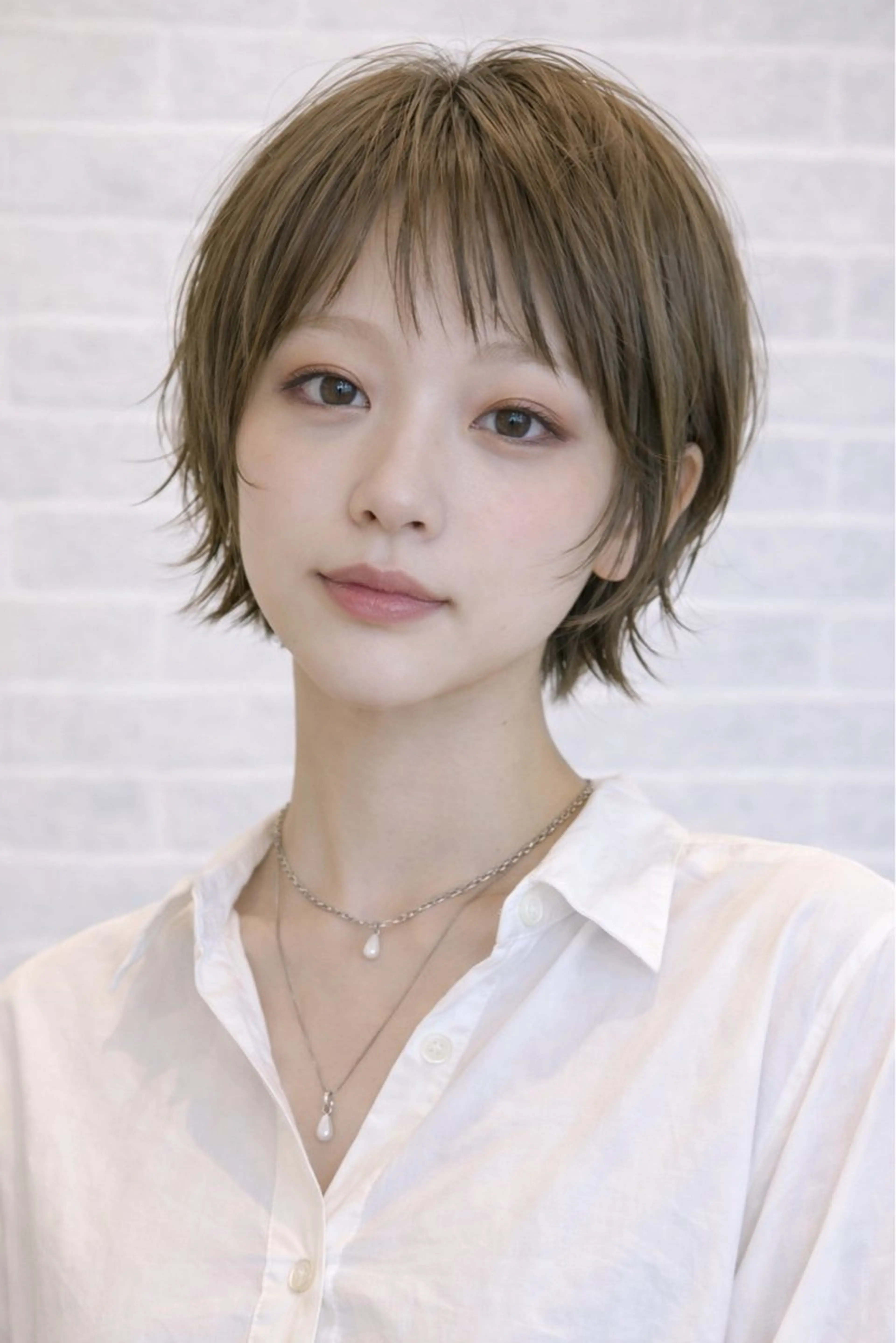 ショート ショートヘア カット ヘアカラー トリートメント 齋藤 智佳のヘアスタイル
