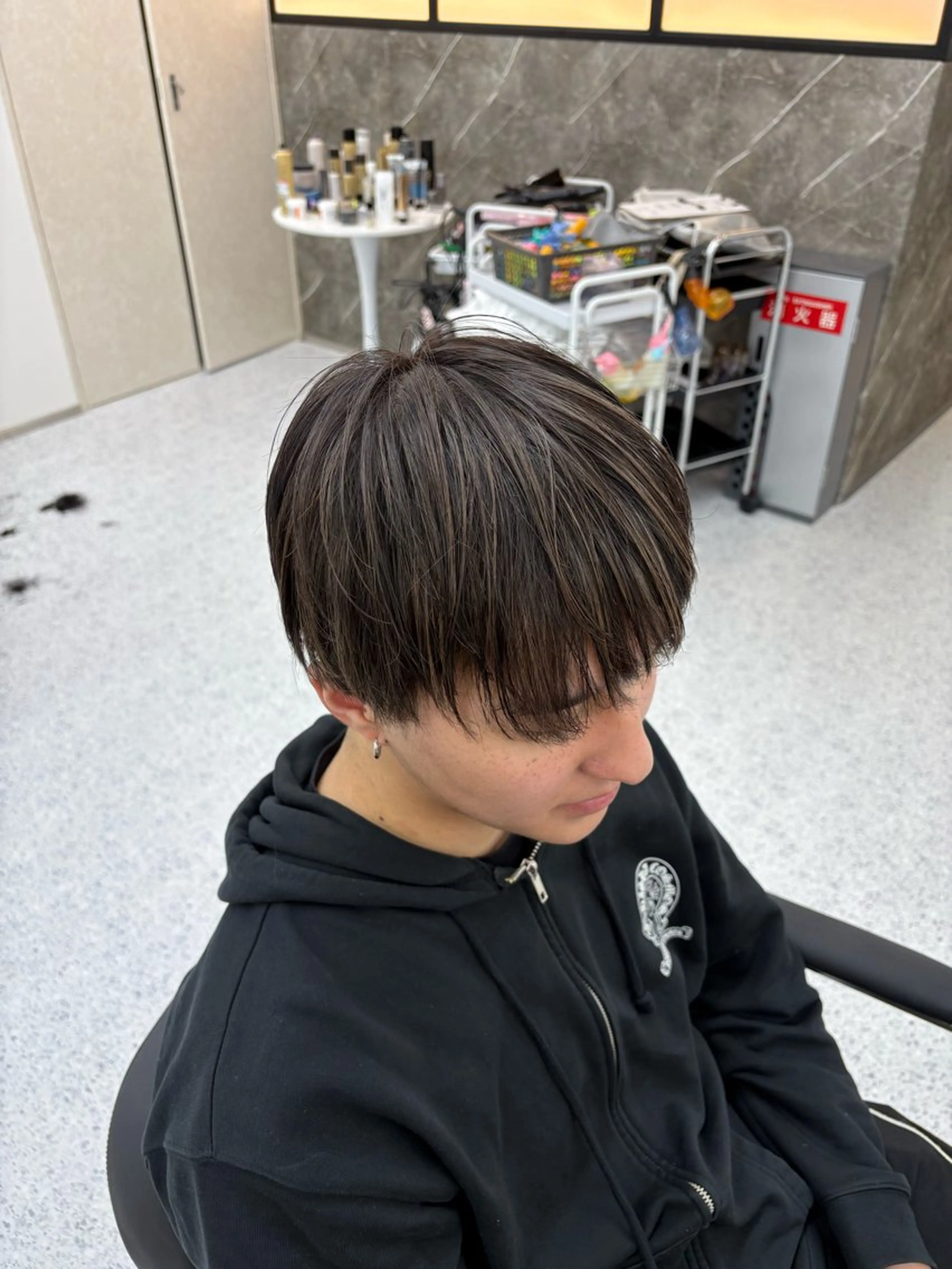 カラー メンズ カット ヘアカラー 笹江 瑞穂のヘアスタイル