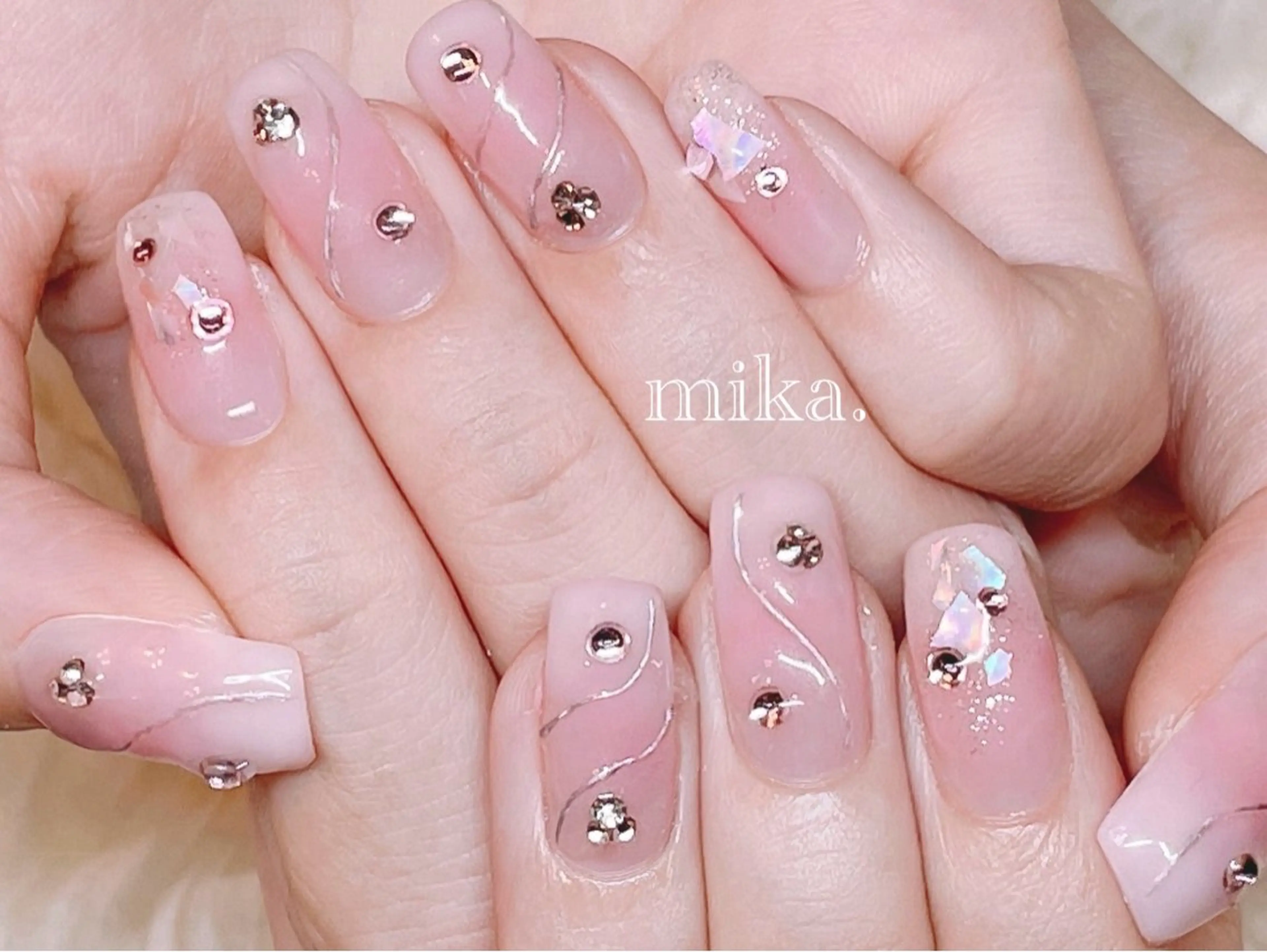 ネイル アートネイル ジェルネイル 韓国ネイル パラジェル スカルプネイル Nail&eye Belireのネイルデザイン