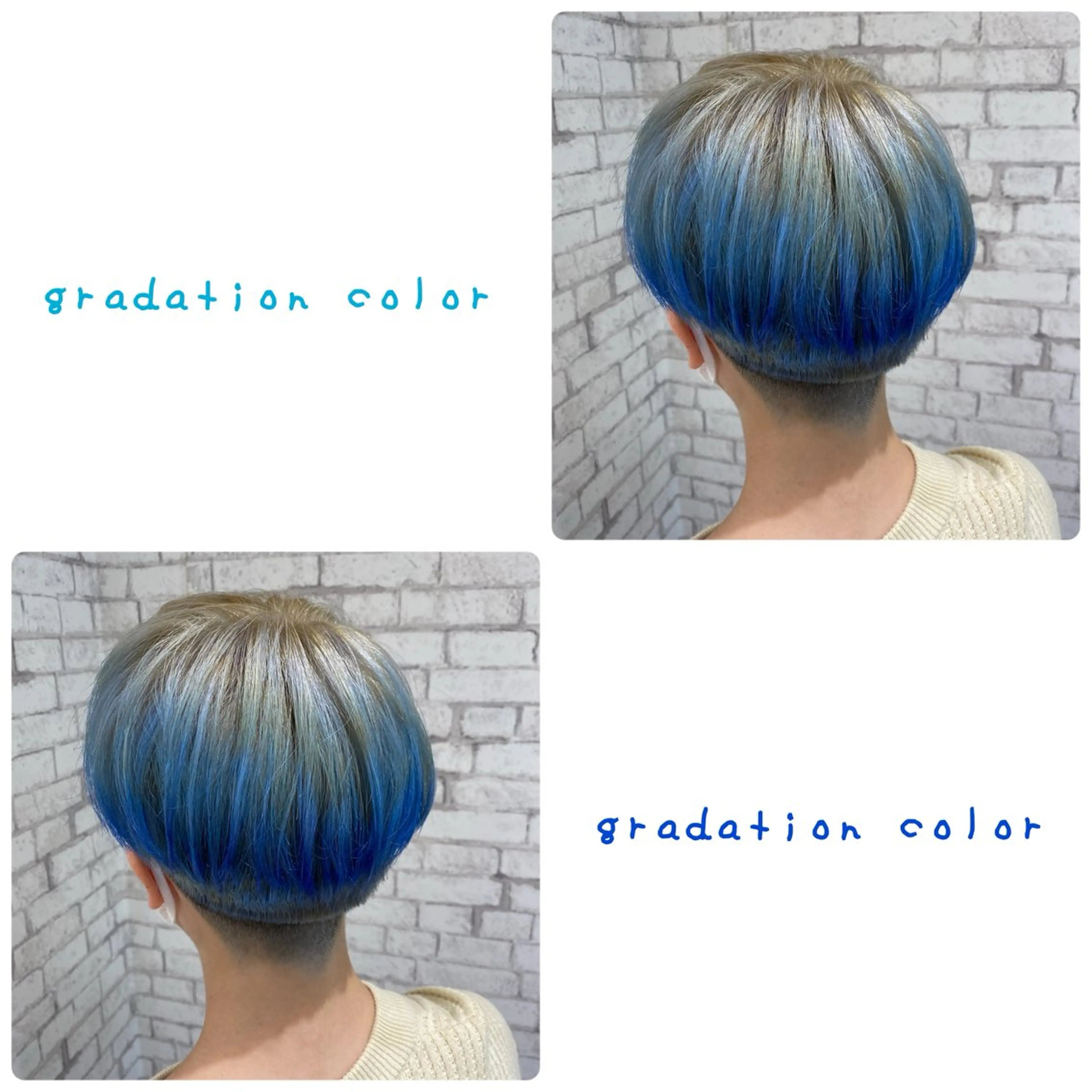 ショート カラー ヘアアレンジ カット ヘアカラー ブリーチなし艶カラー 東家のヘアスタイル