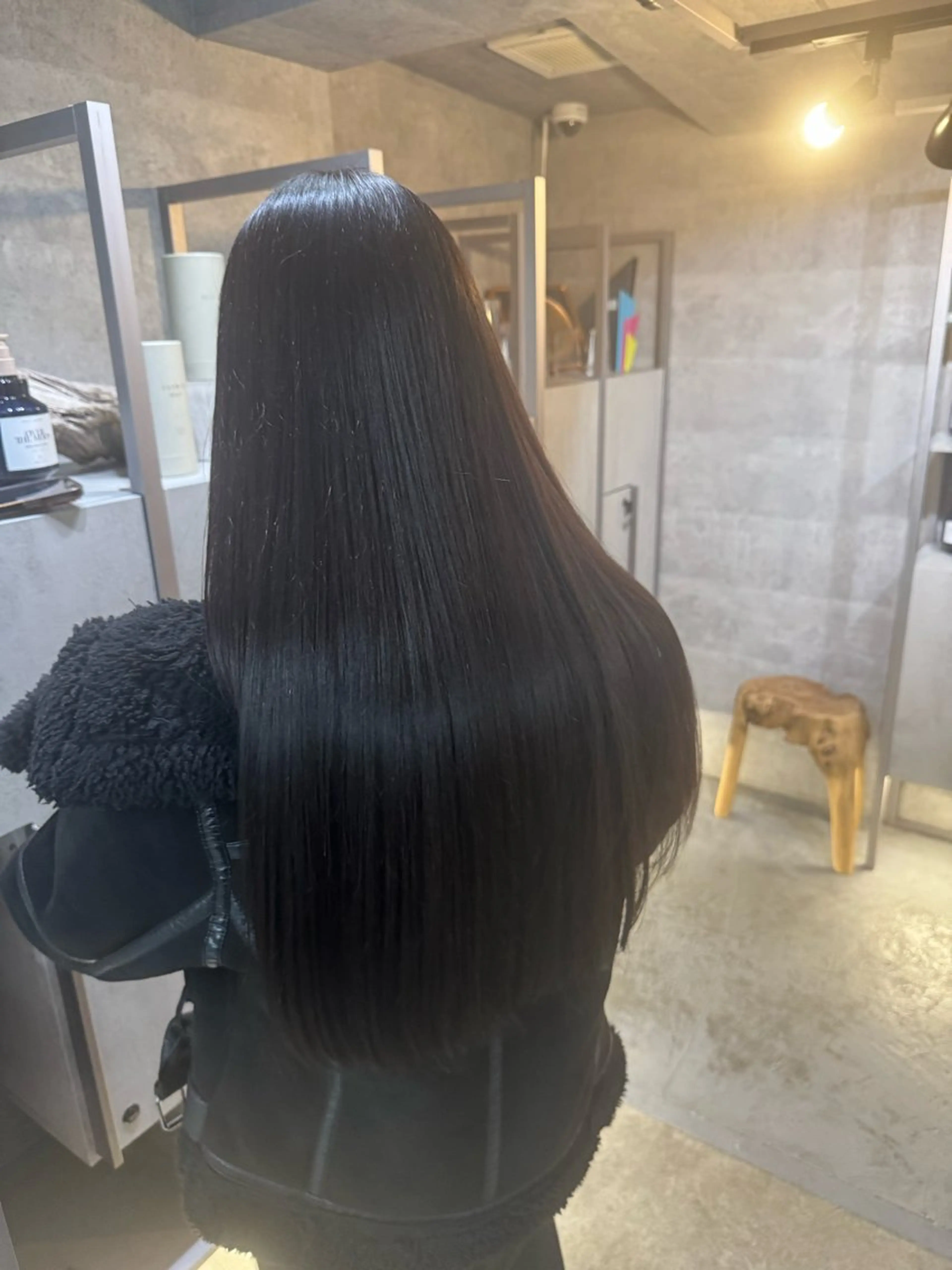 ロング カット 縮毛矯正 あなたのお悩み改善" You"💚❤️💛のヘアスタイル